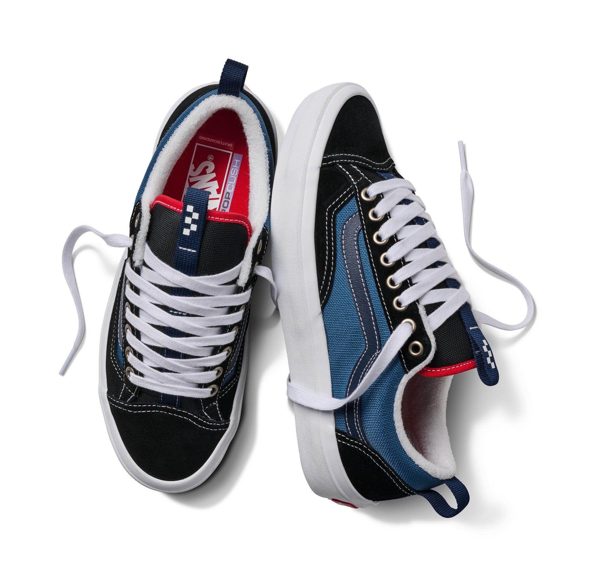 Vans Skate Old Skool 36+ Shoes - Navy/Red