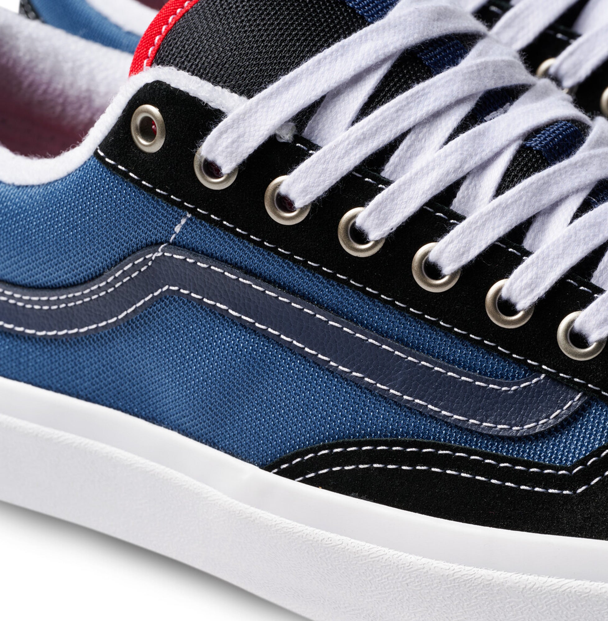 Vans Skate Old Skool 36+ Shoes - Navy/Red