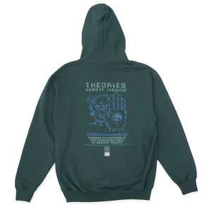 Theories Of Atlantis Remote Viewing Hooded Sweatshirt - Forest Green