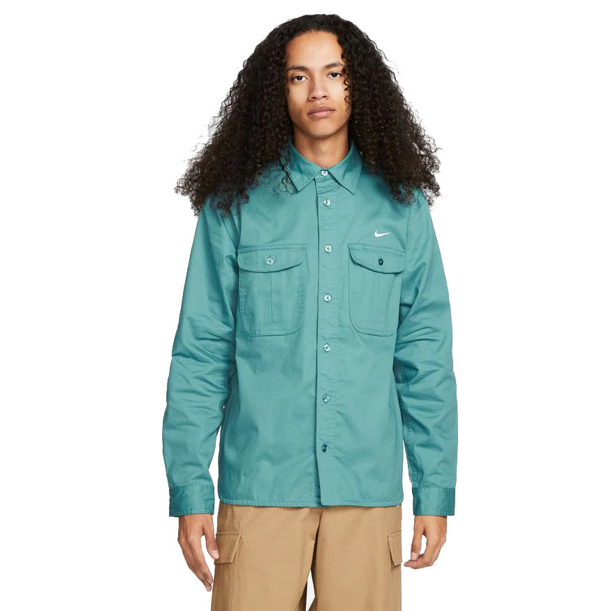 Nike SB Button Up Shirt - Mineral Teal