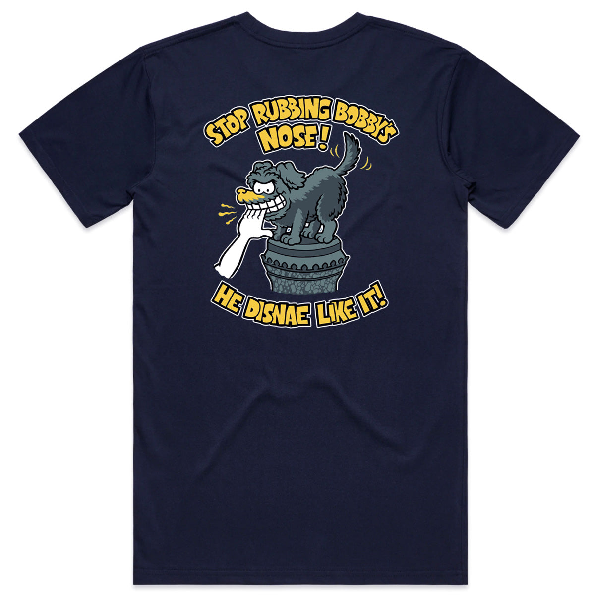 Focus Bobby's Nose T-Shirt - Navy