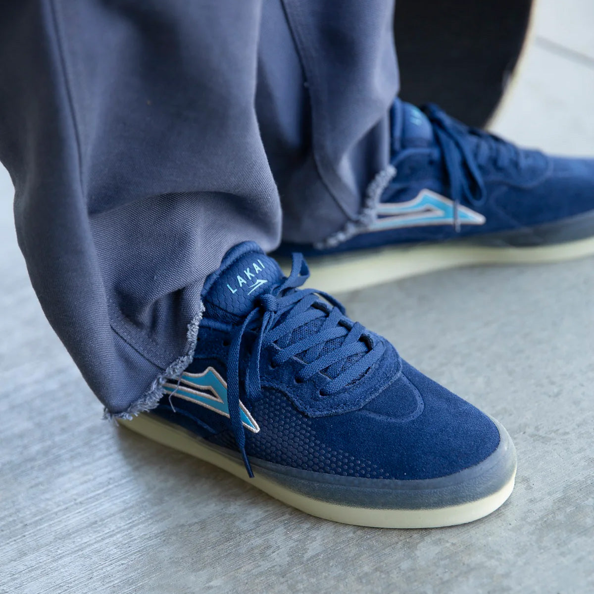 Lakai Essex Shoes - Navy Suede