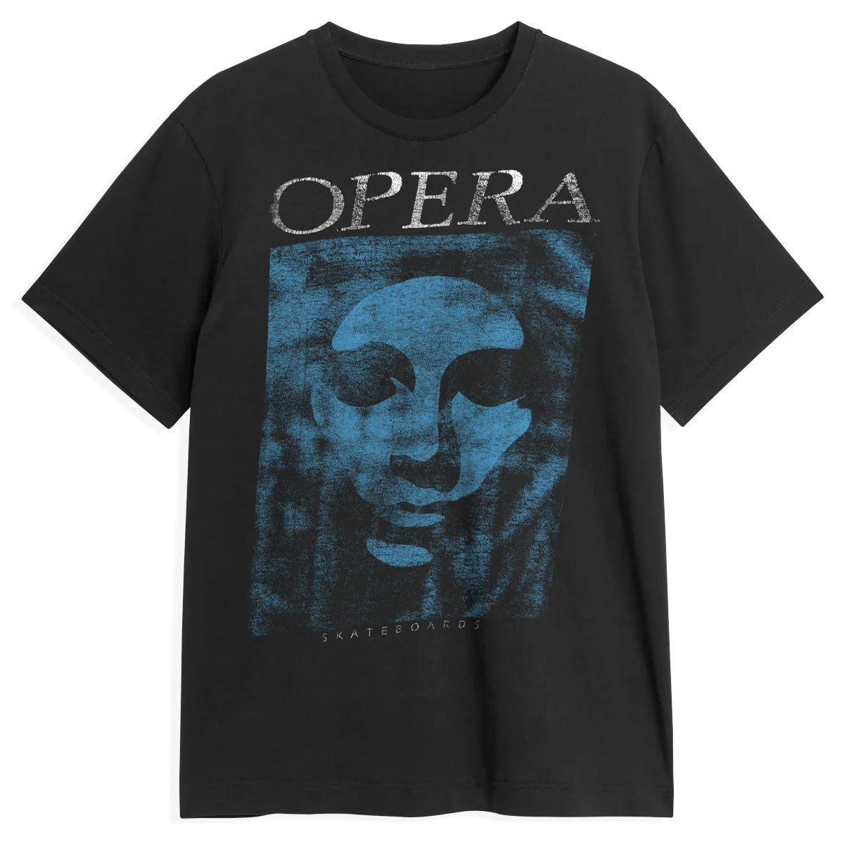 Opera Skateboards Mask Vintage Premium T-shirt - Black
