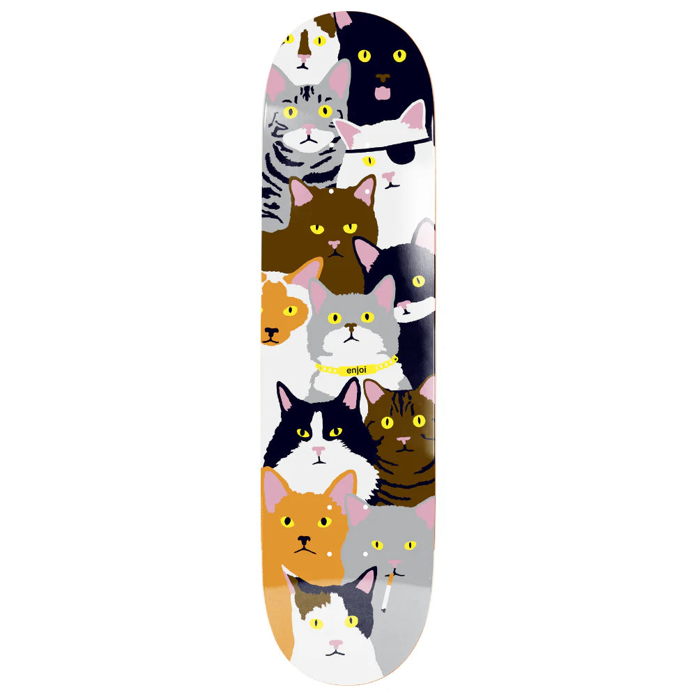 Enjoi Cat Collage R7 Deck - 8" Multicolour