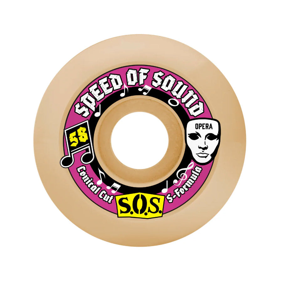 Opera Skateboards SOS Mezzo Hardline Conical Wheels - 58mm