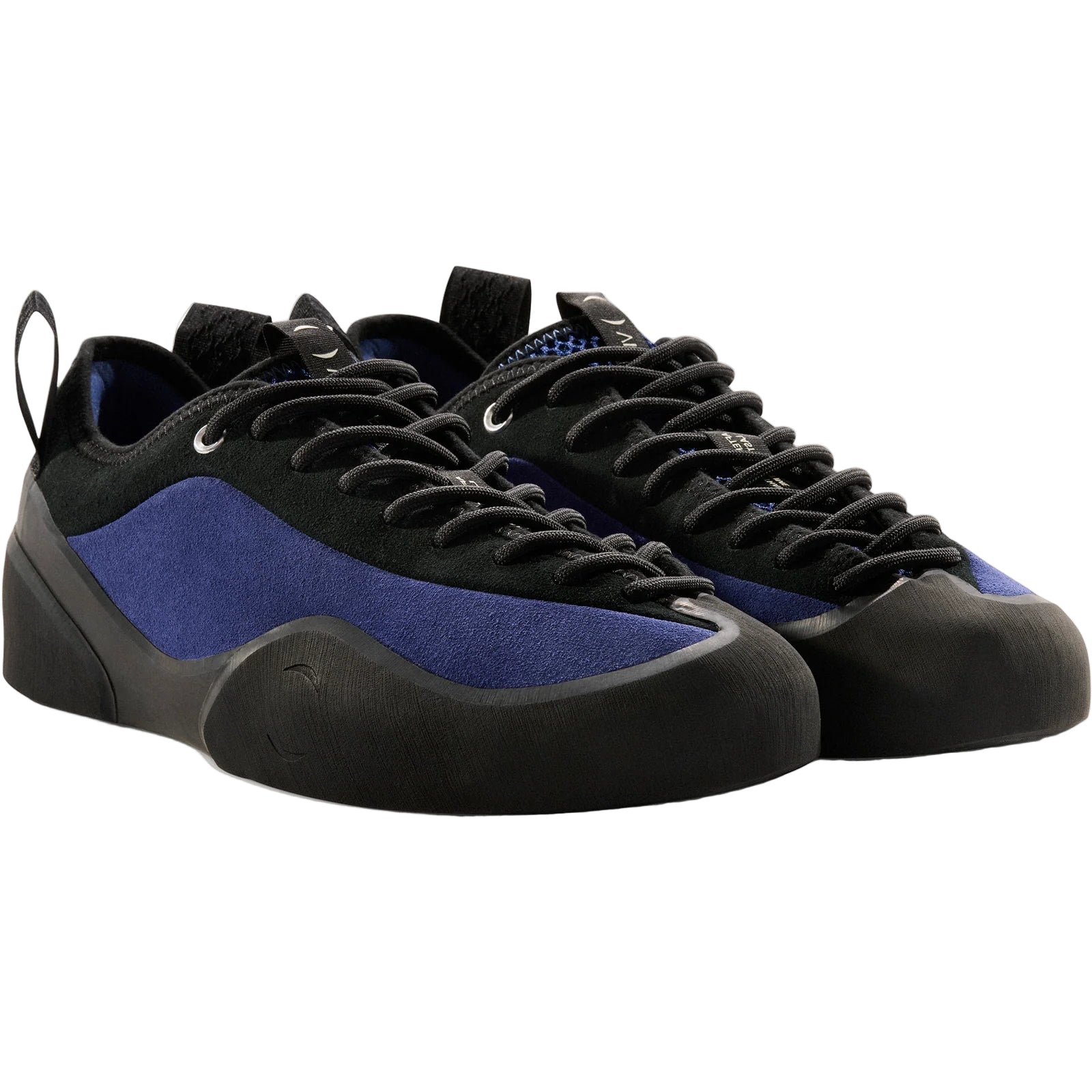 Village PM 1:00 Pm Shoes - Bluperint/Natural Black Suede