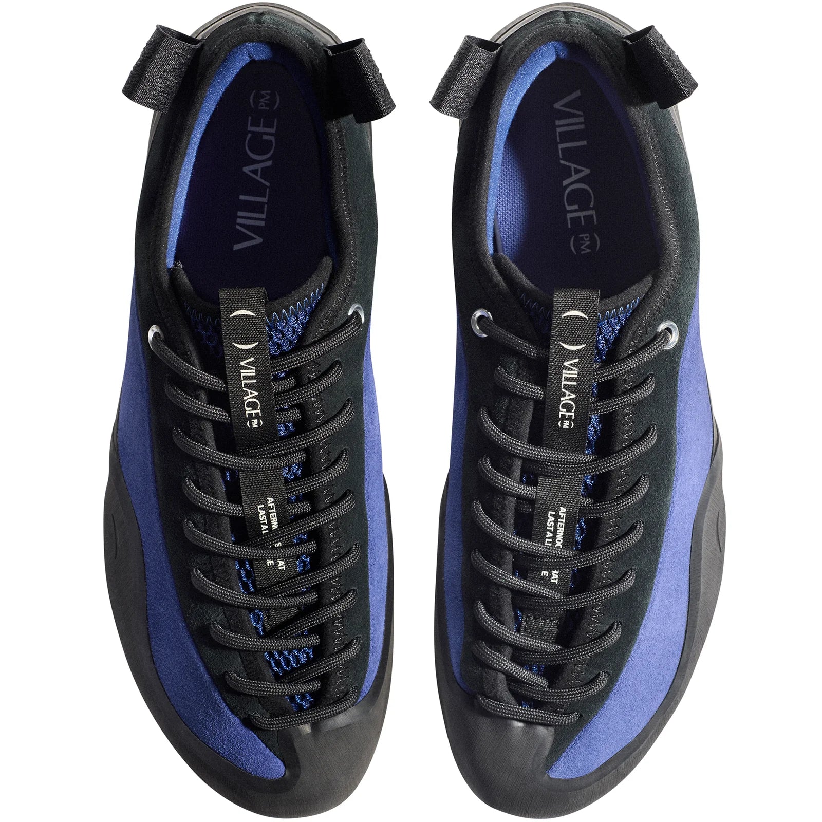 Village PM 1:00 Pm Shoes - Bluperint/Natural Black Suede
