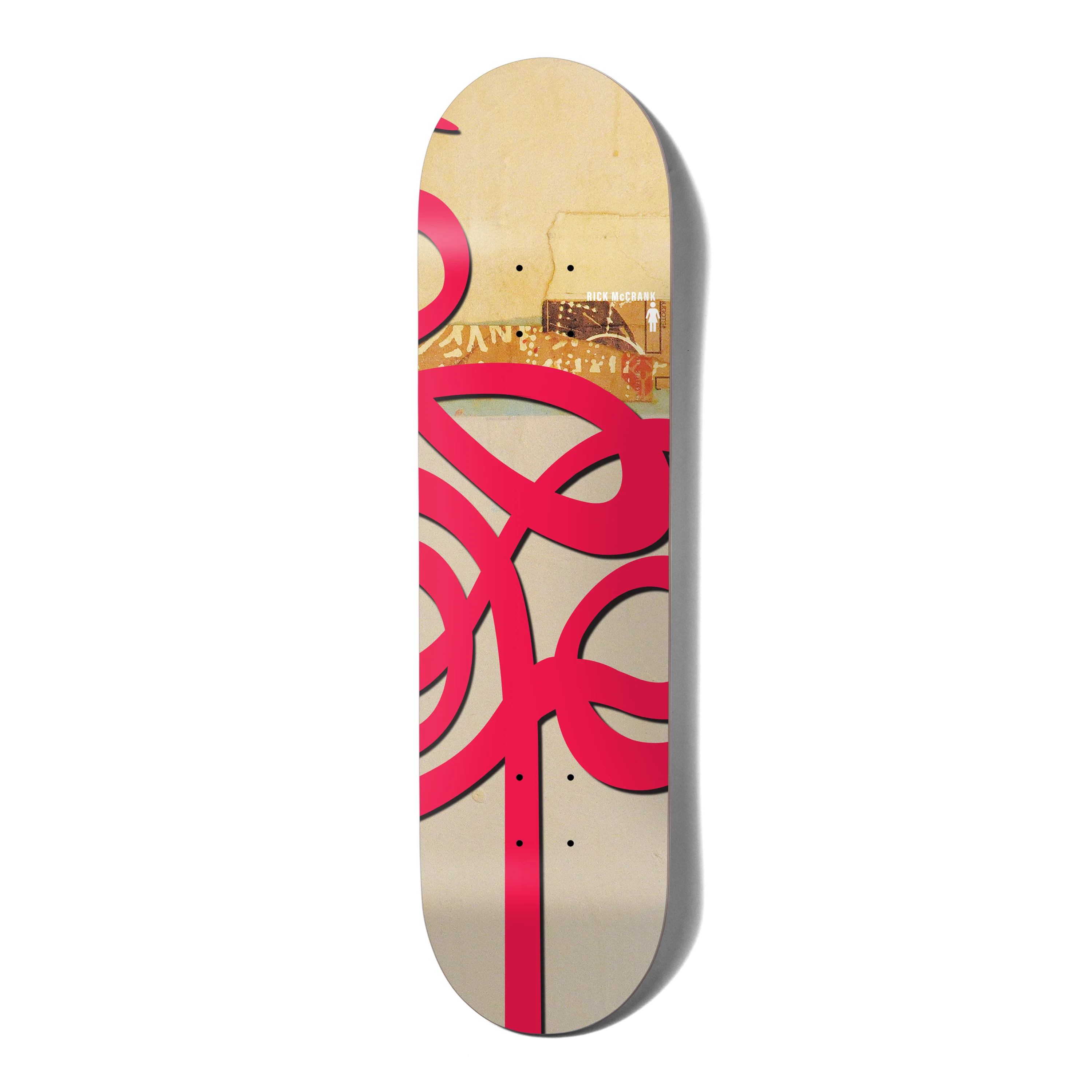 Girl Rick McCrank Swirls Deck - 8.5"