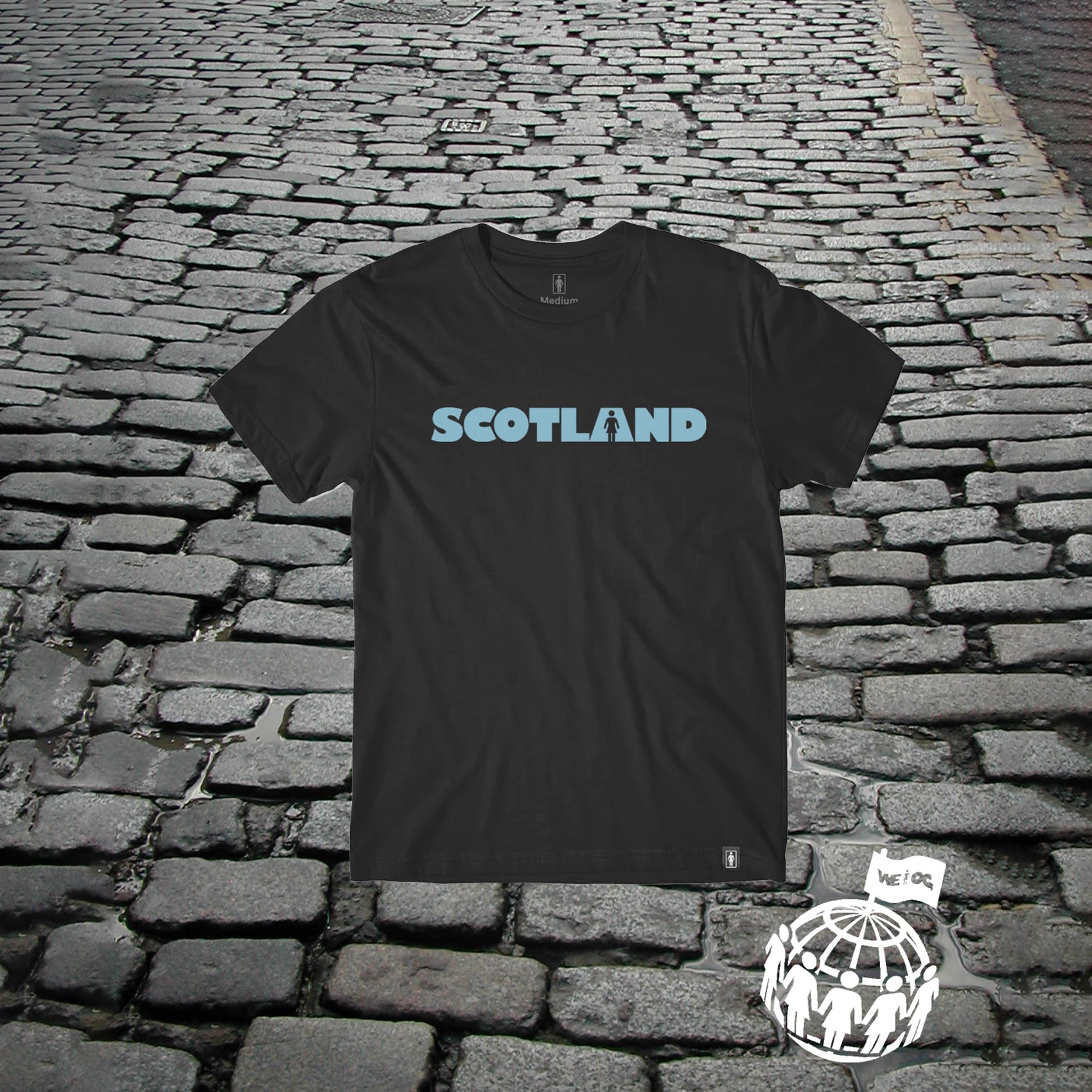 Girl x Focus Scotland WE-OG T-shirt - Black