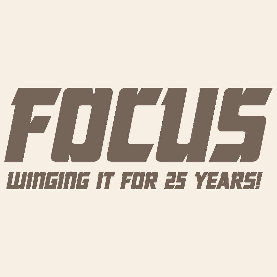 Focus Greatest Hits XXV Hooded Sweatshirt - Ecru/Dark Coffee