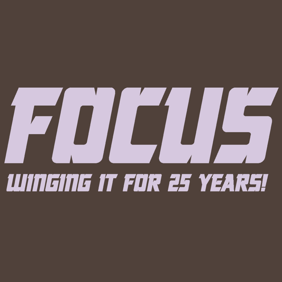 Focus Greatest Hits XXV T-shirt - Chocolate Brown/Light Pink