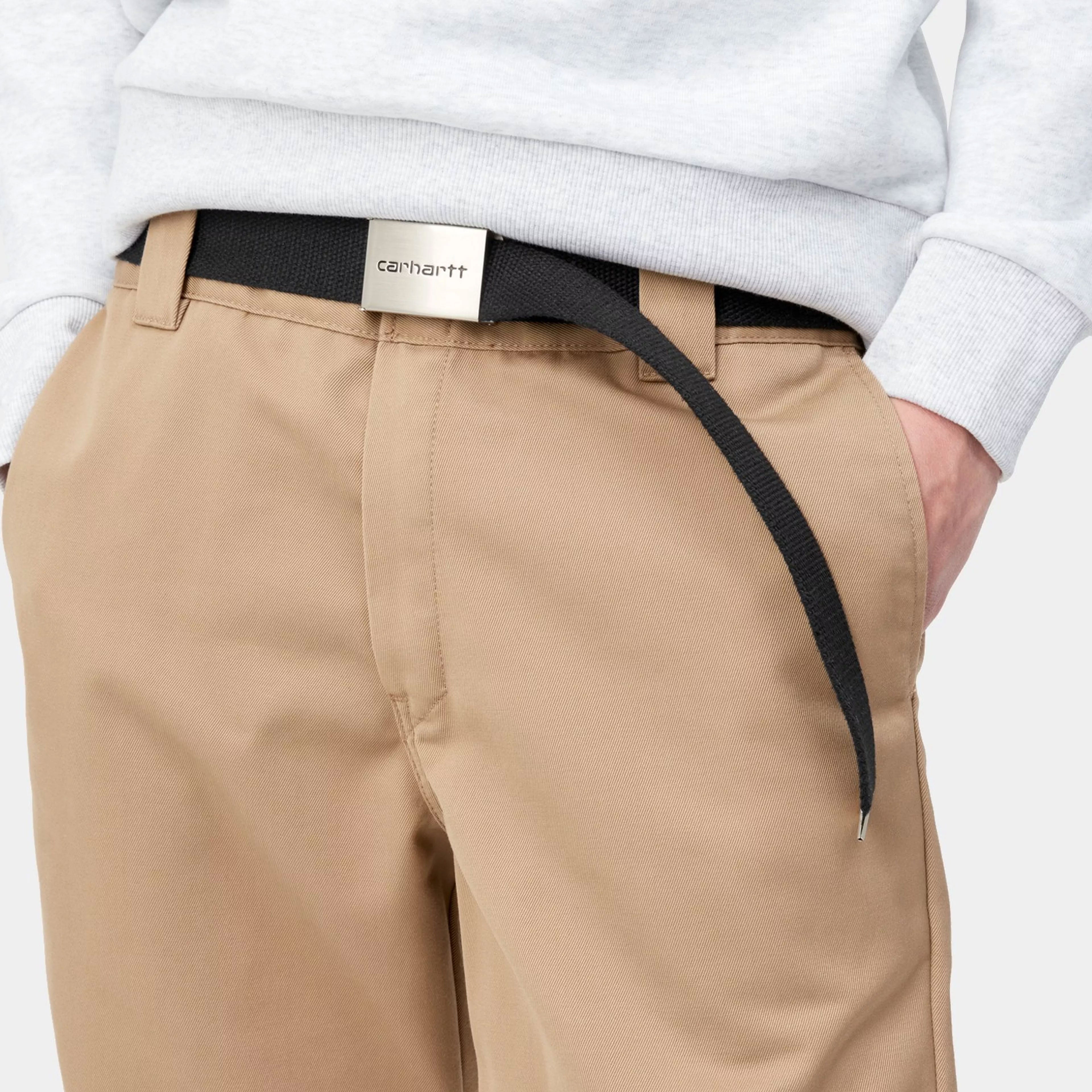 Carhartt Clip Belt Chrome - Black