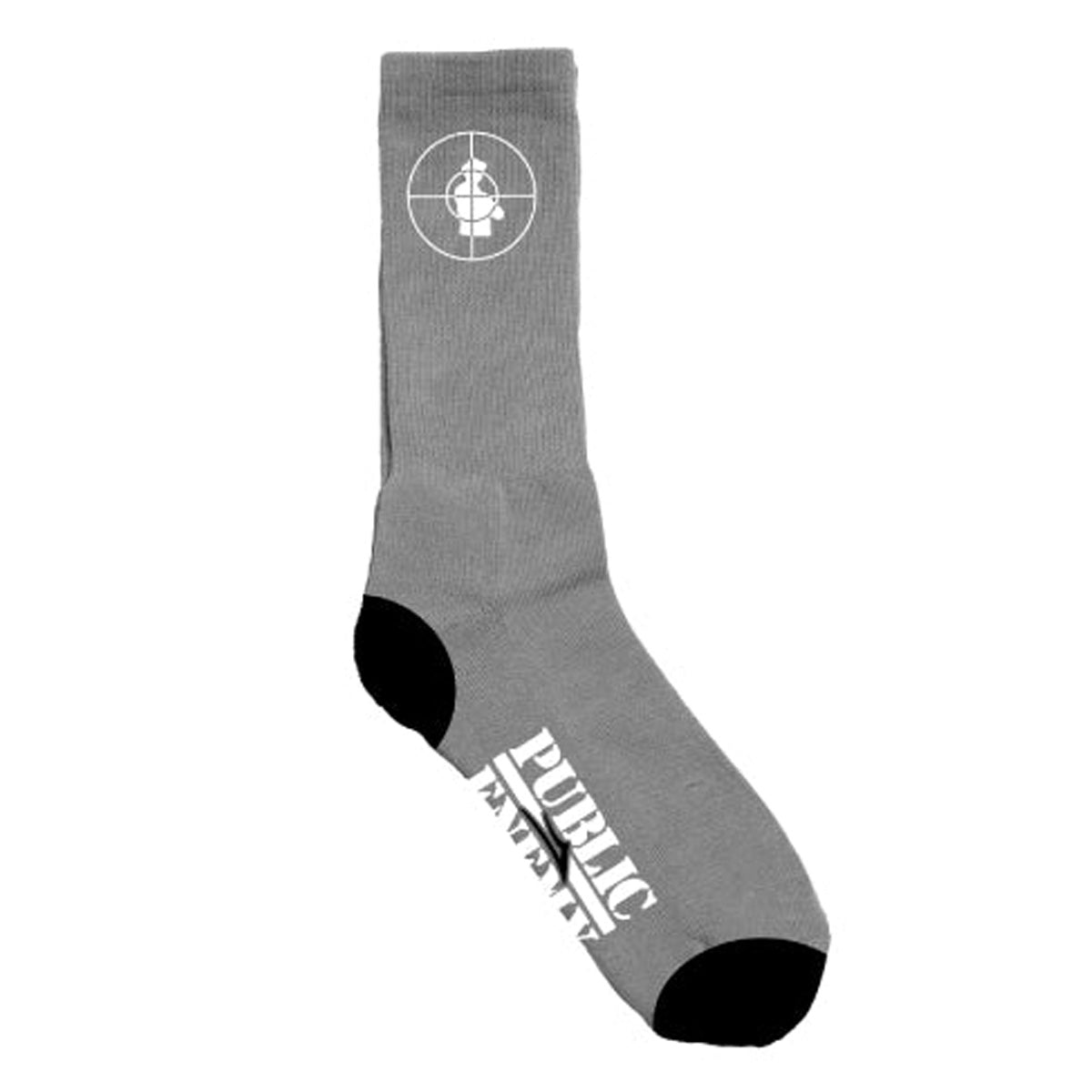 Lakai x Public Enemy Sniper Logo Socks - Grey