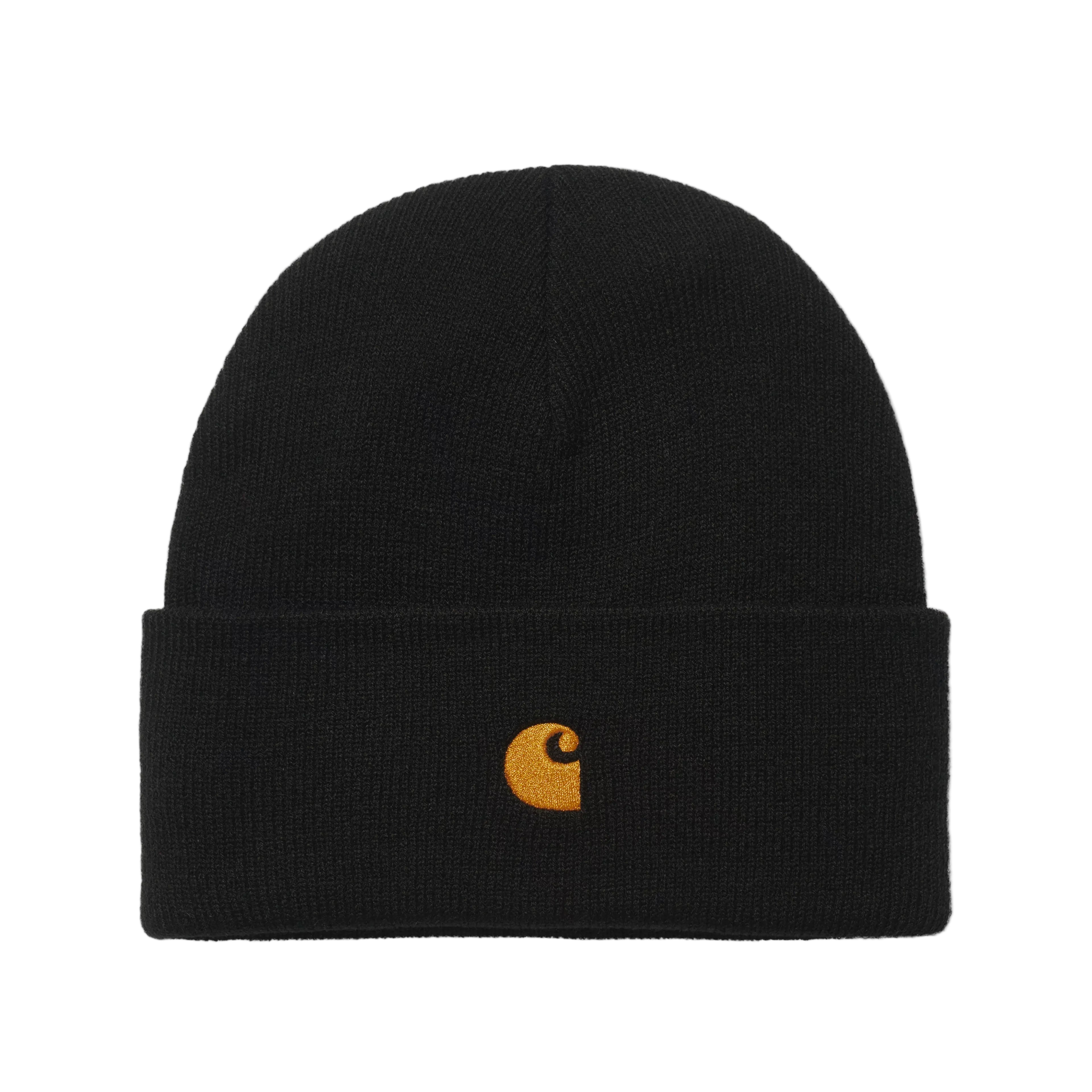 Carhartt WIP Chase Beanie - Black/Gold
