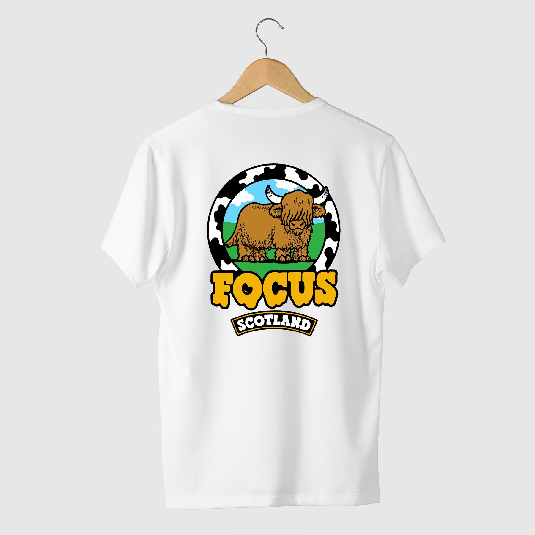 Focus Melted Coo T-shirt - White