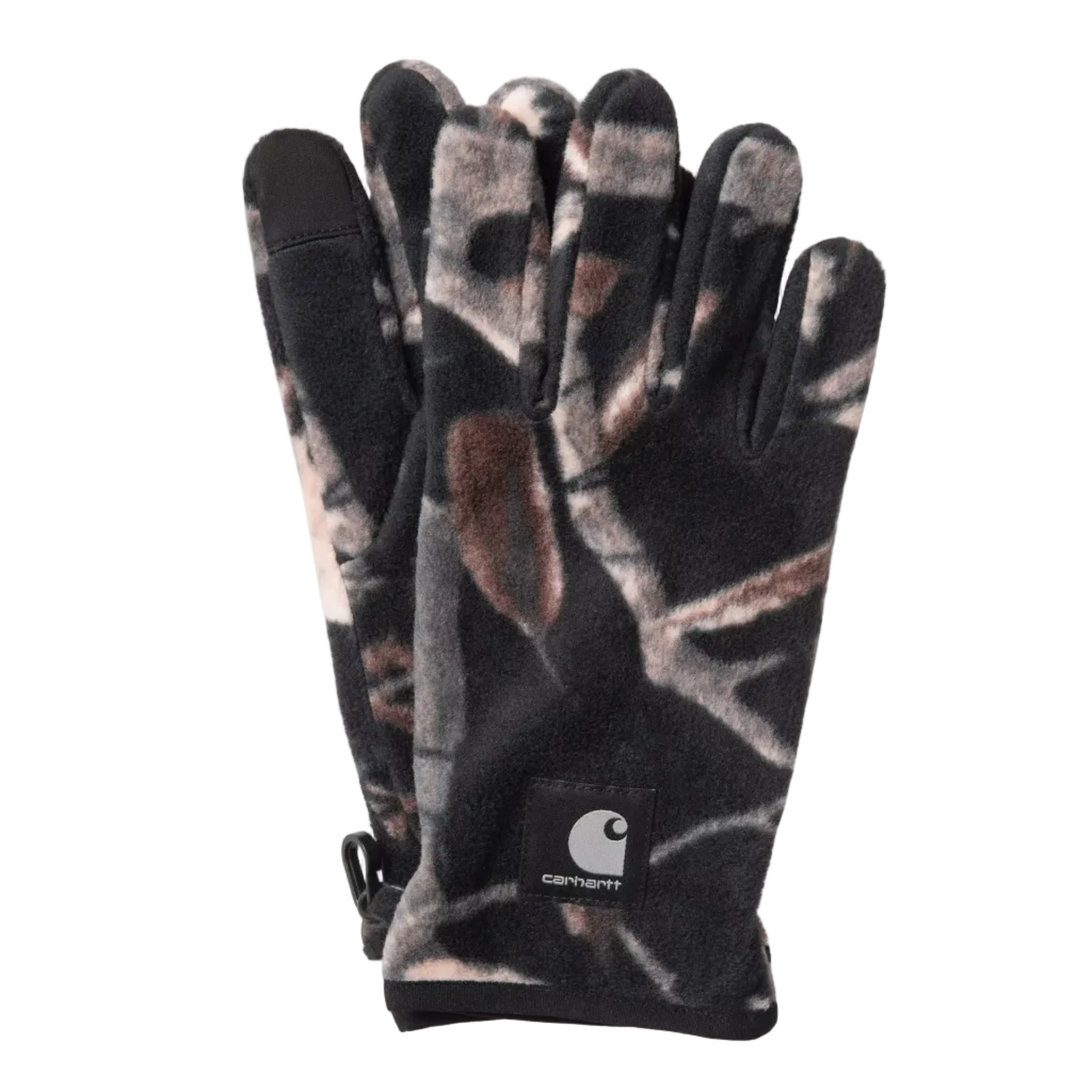 Carhartt WIP Blevin Gloves - Camo Feather Tree/Black