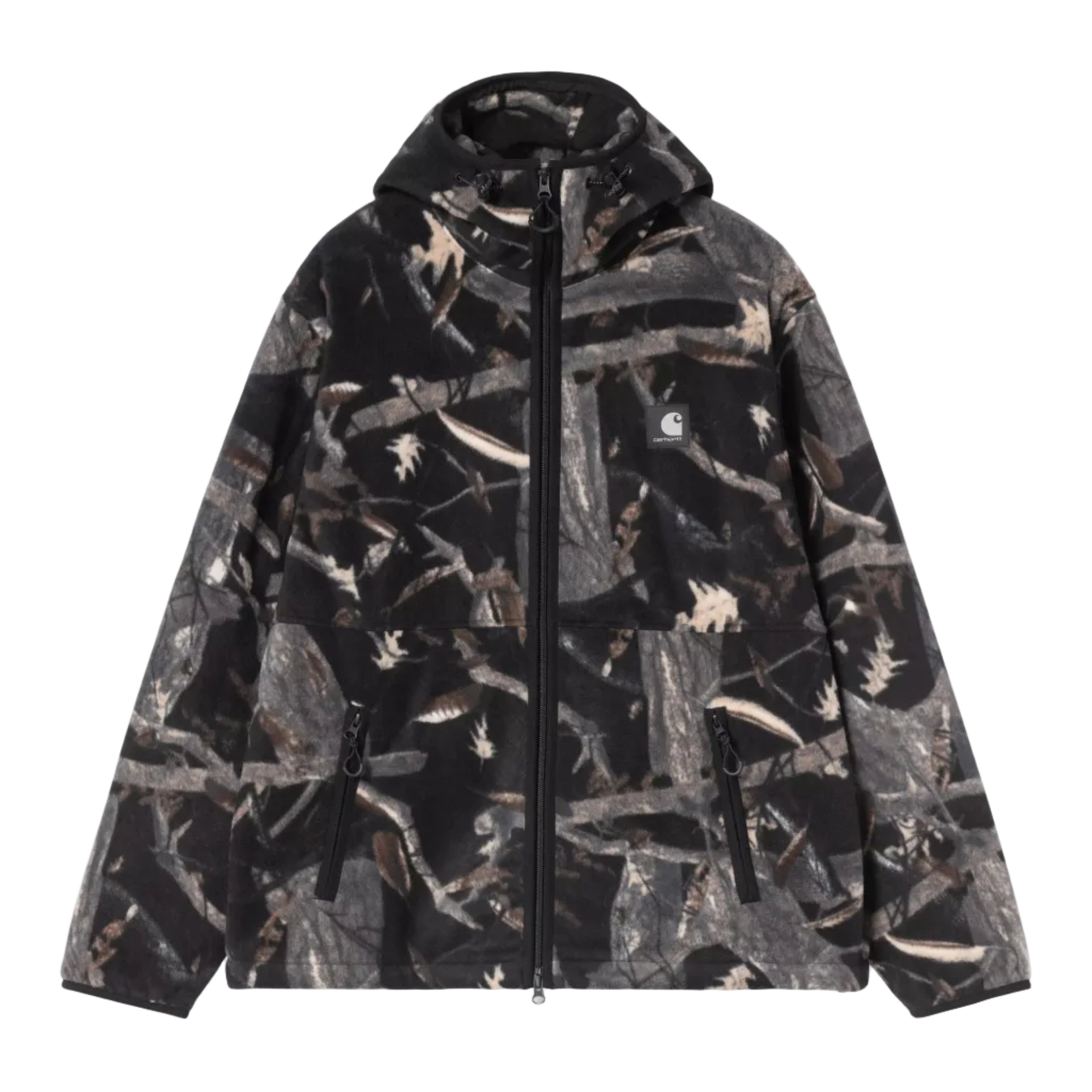 Carhartt WIP Blevin Liner Fleece Jacket - Camo Feather Tree/Black