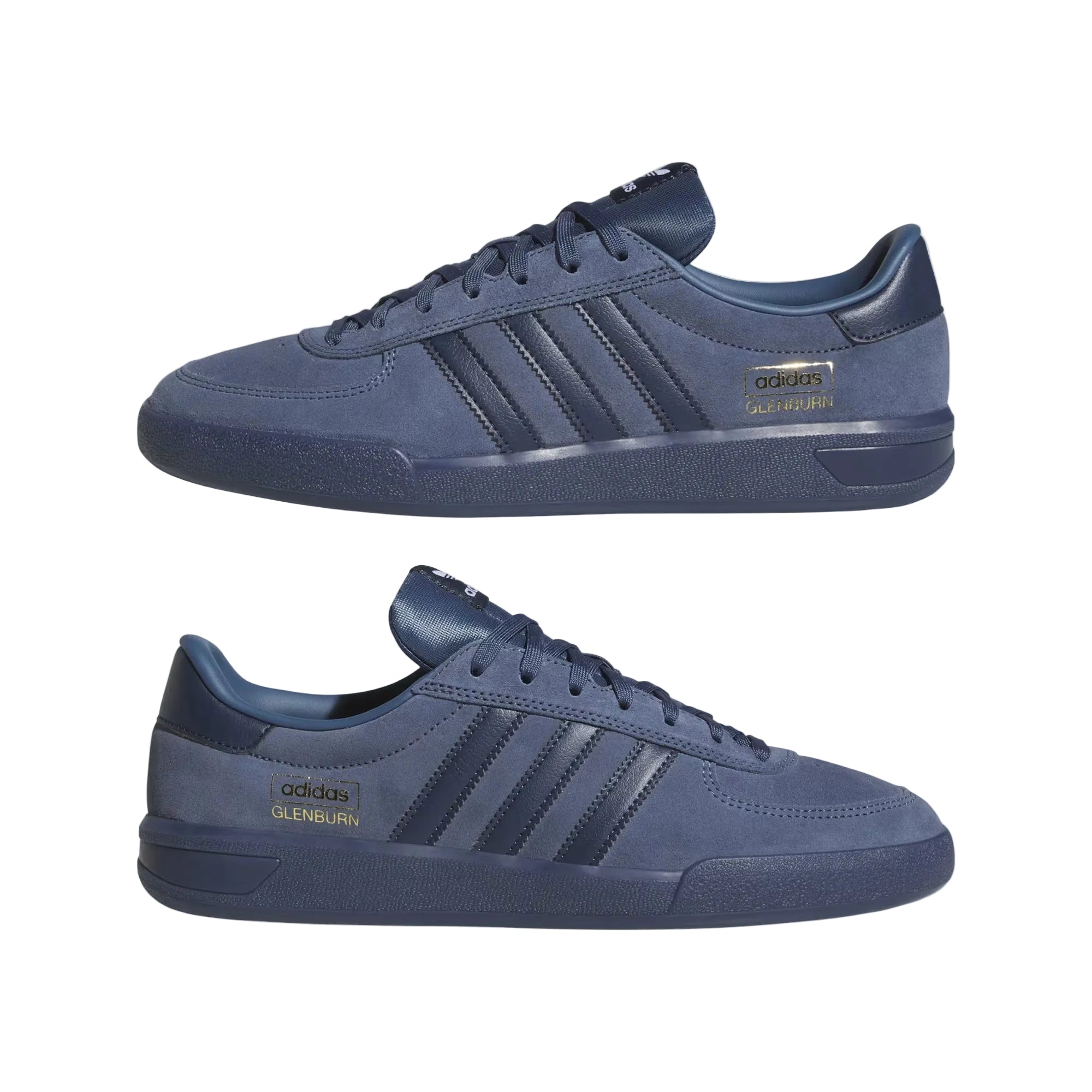 Adidas Skateboarding Glenburn Shoes - Preloved Ink/Preloved Ink/Gold Metallic