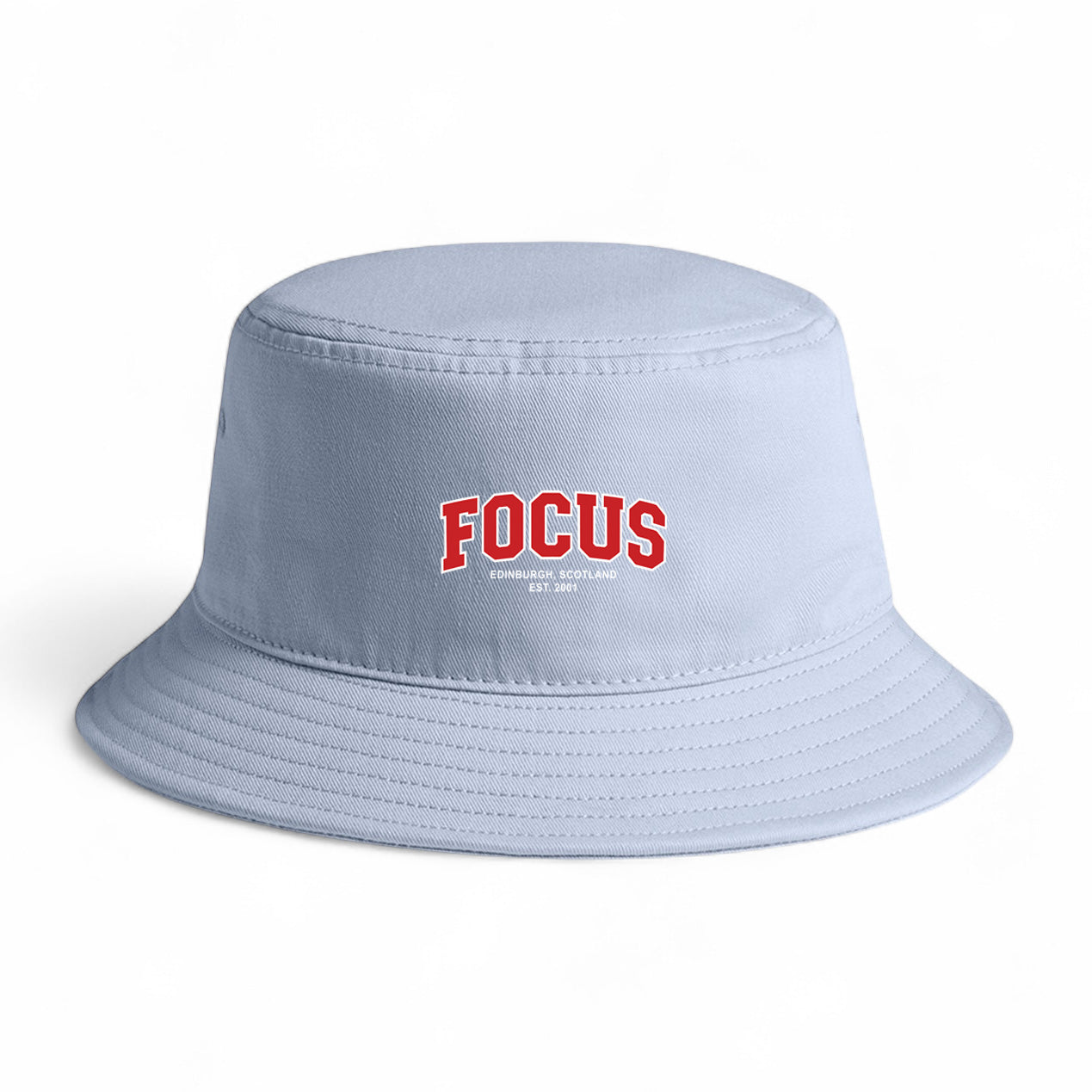 Focus College Logo Bucket Hat - Powder Blue