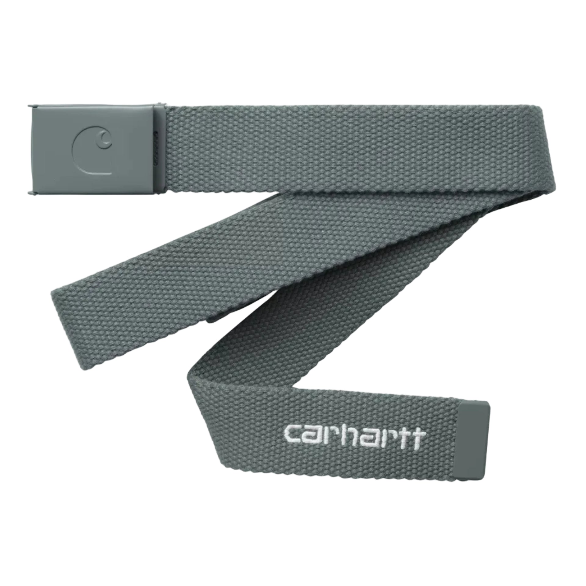 Carhartt C-Logo Tonal Belt - Velvet Green/White