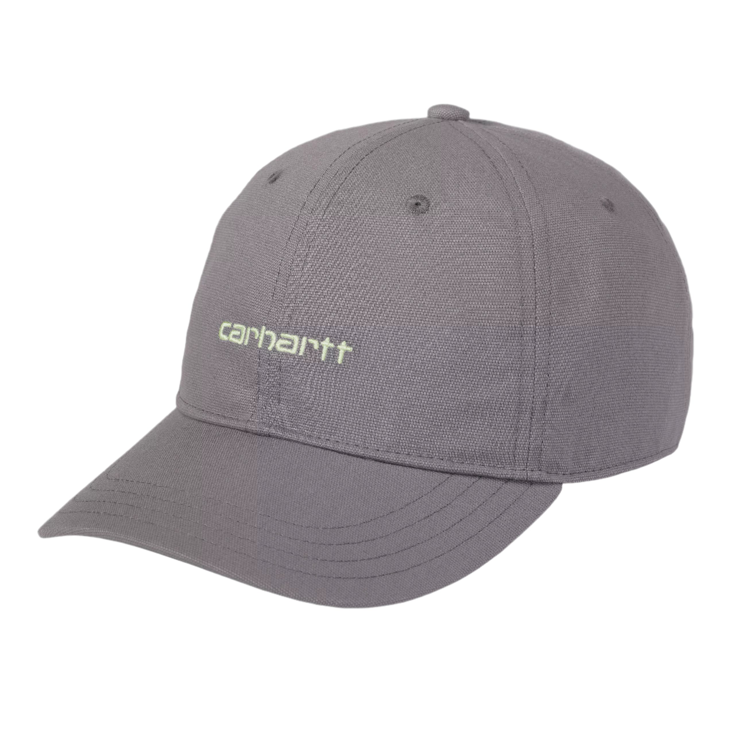 Carhartt WIP Canvas Script Cap - Yosemite/Air Green