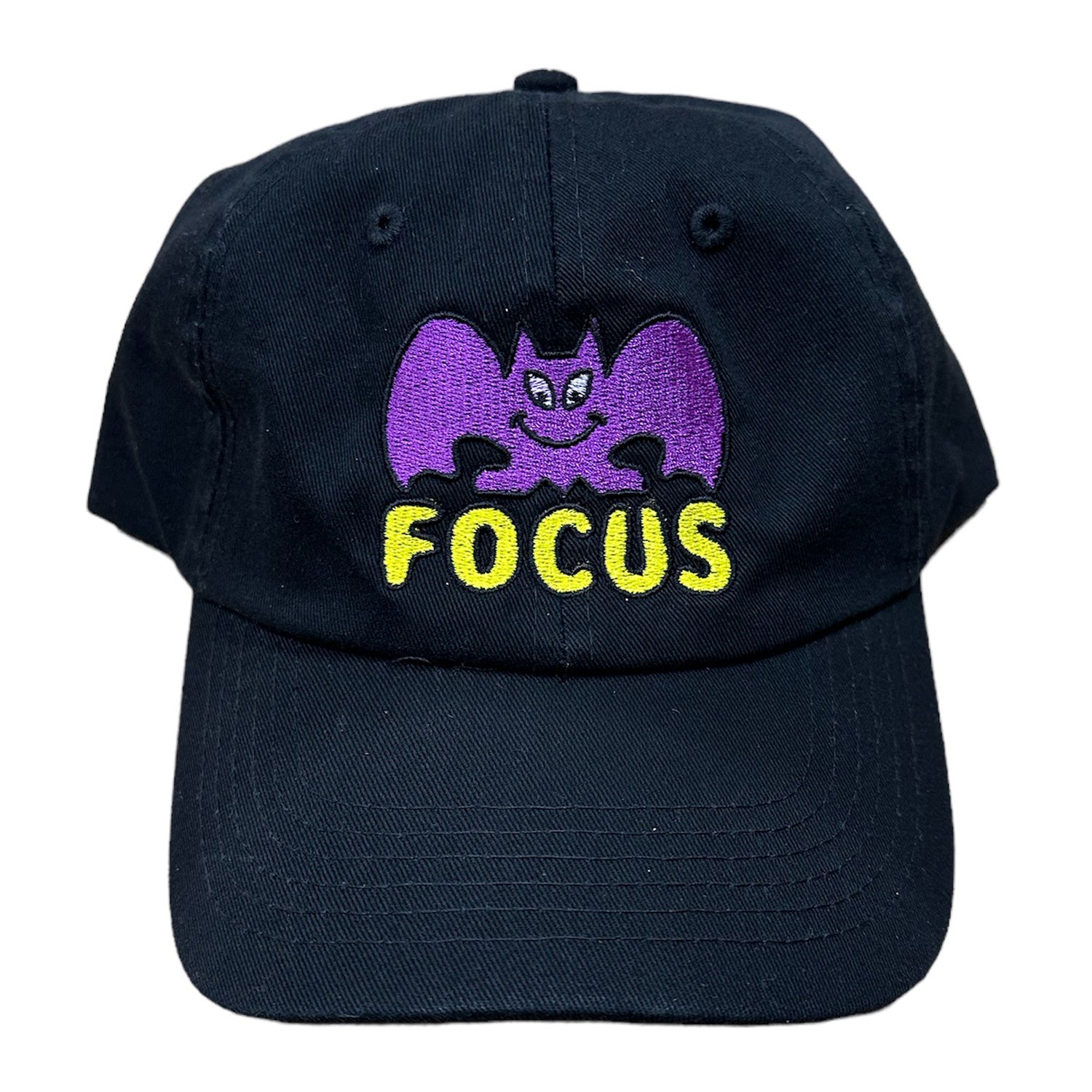 Focus Bat Logo Dad Cap - Black