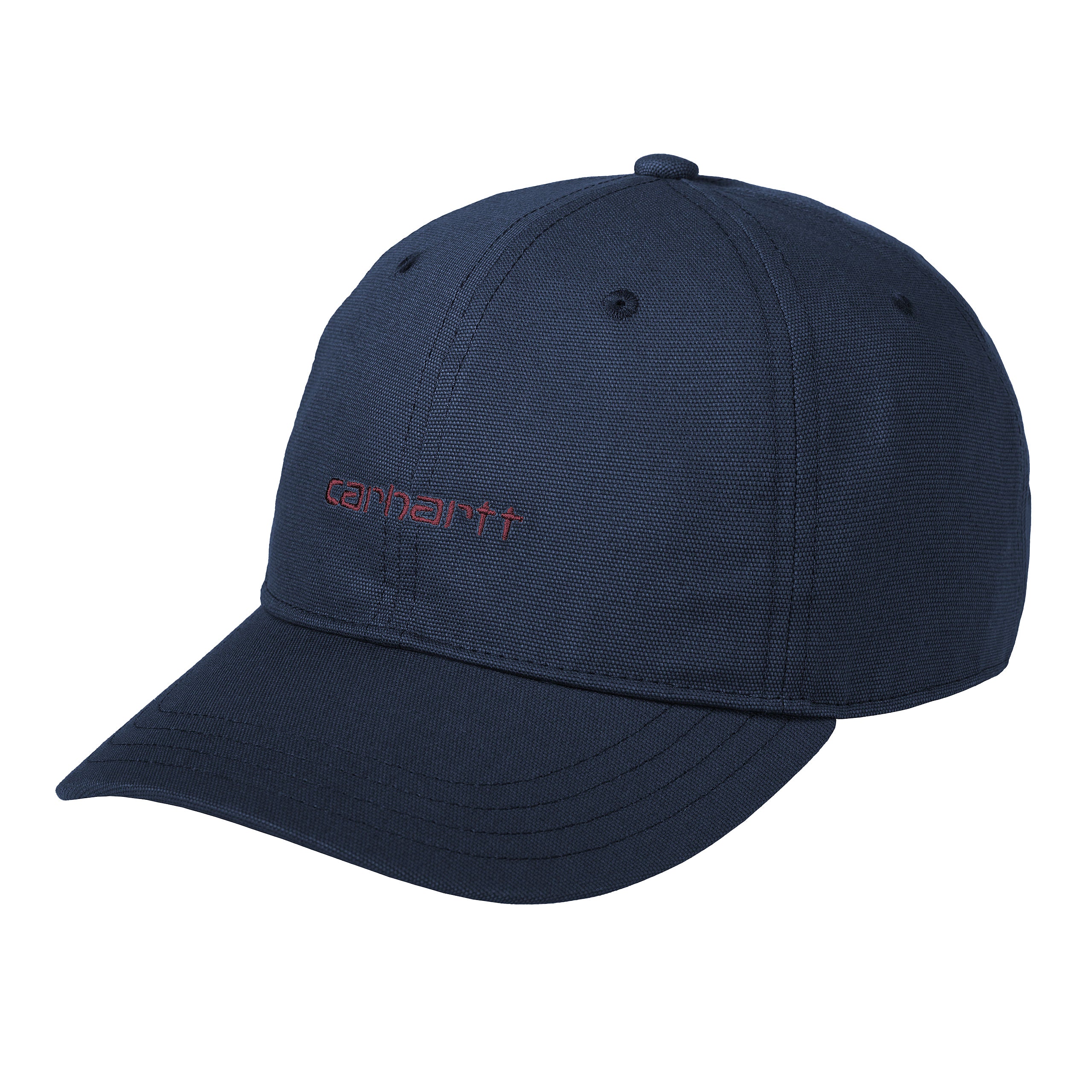 Carhartt WIP Canvas Script Cap Air Force Blue Malbec