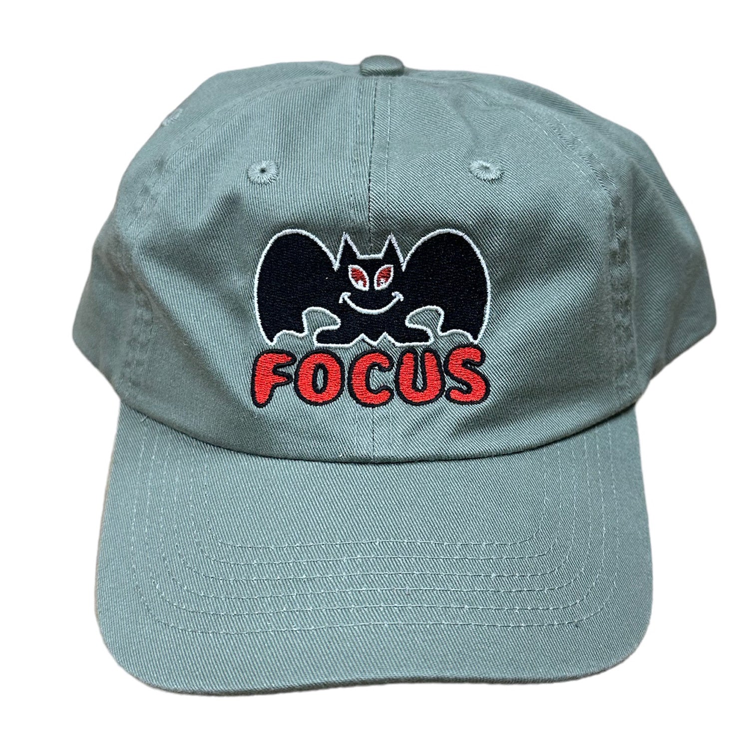Focus Bat Logo Dad Cap - Moss
