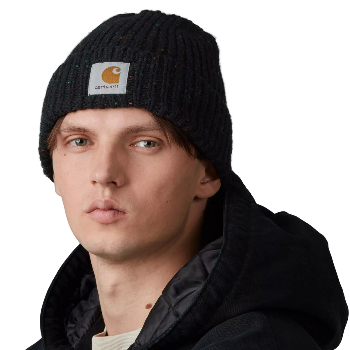 Carhartt WIP Anglistic Beanie - Speckled Black