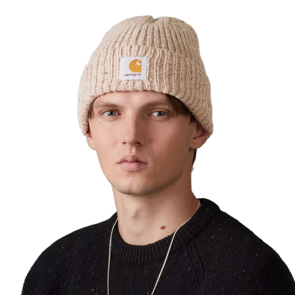 Carhartt WIP Anglistic Beanie - Speckled Fleur de Sel