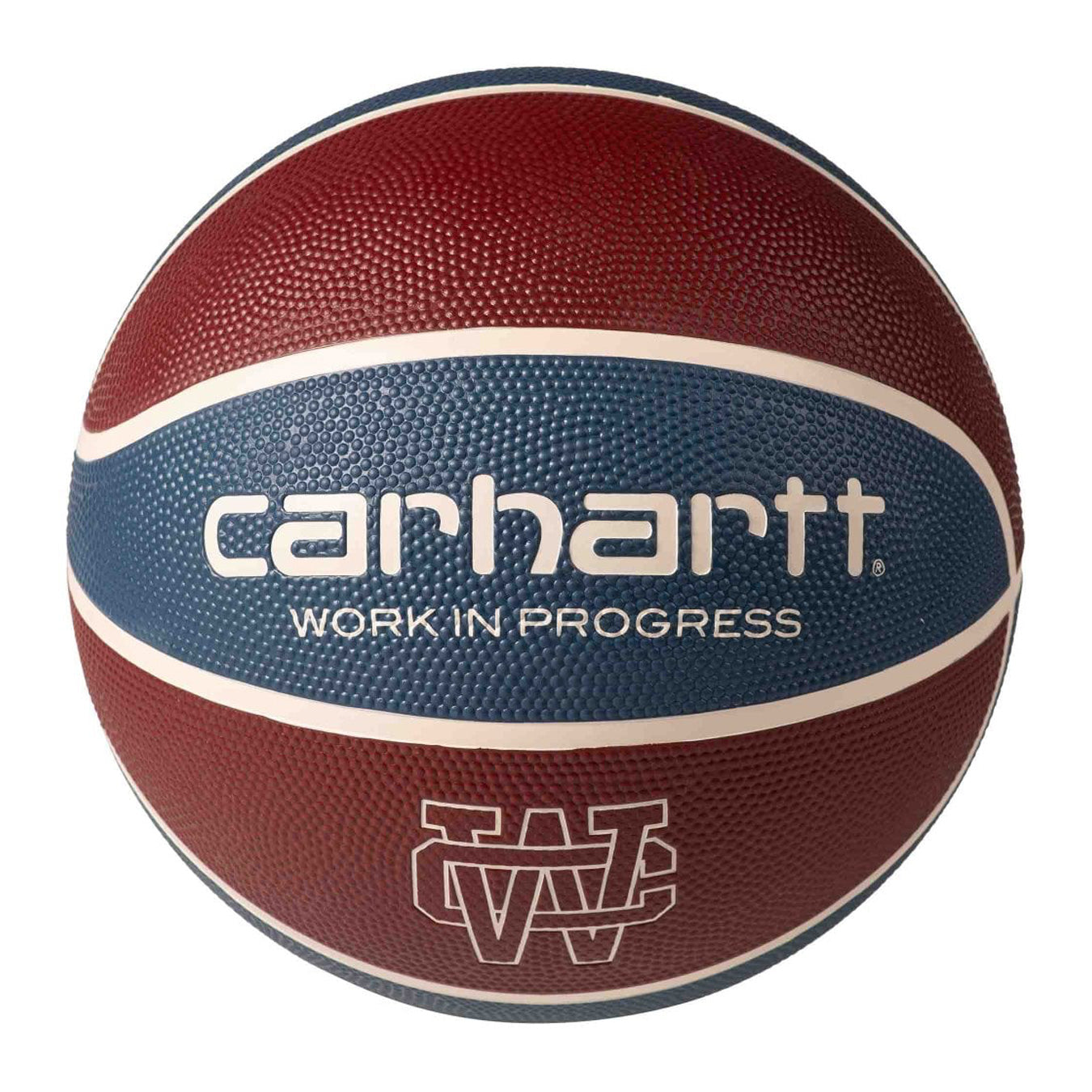 Carhartt WIP Spalding Basketball - Mulberry/Dusky Blue/Natural
