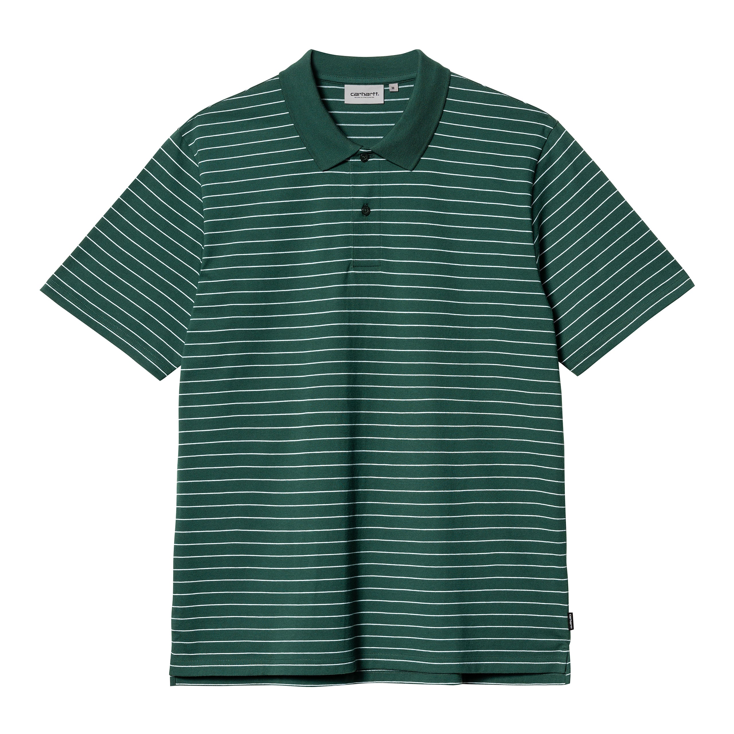 Carhartt WIP Cason Stripe Polo Shirt - Chervil