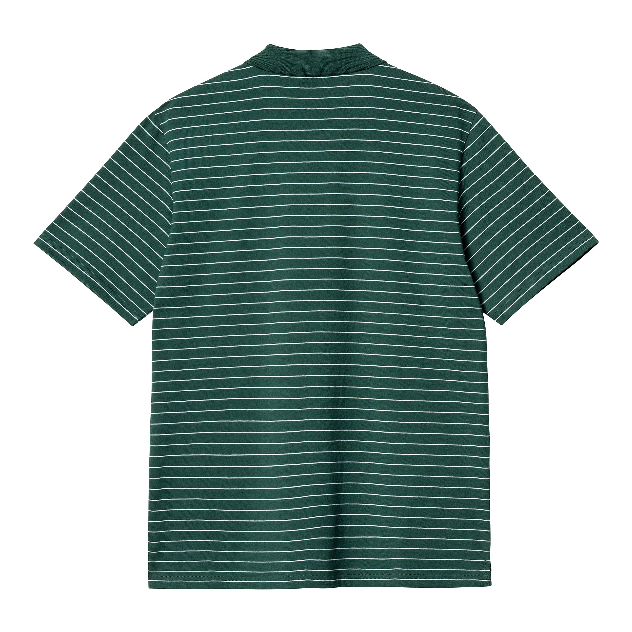 Carhartt WIP Cason Stripe Polo Shirt - Chervil