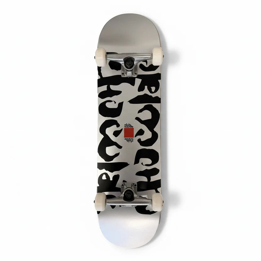 Chocolate Chris Roberts Ink Blot Grey Complete Skateboard - 8"