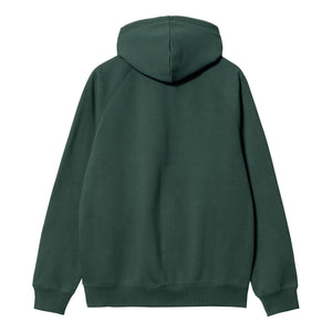 Carhartt WIP Chase Hooded Zip Sweatshirt in discovery green/gold is a timeless classic made of a cotton-polyester blend to keep you warm and comfortable. Pay with Klarna or Paypal.