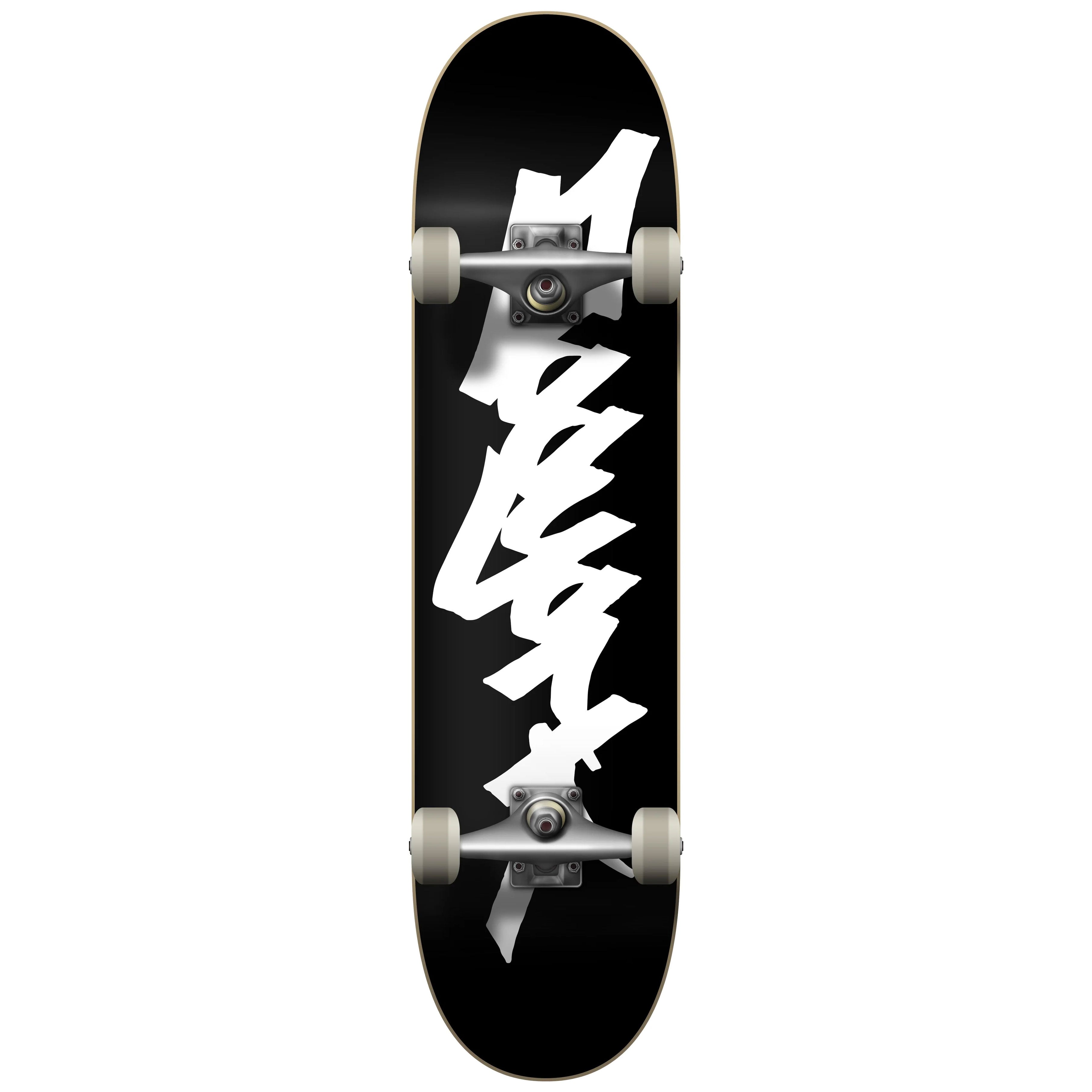 Zoo York Black/White Tag Complete Skateboard - 8"