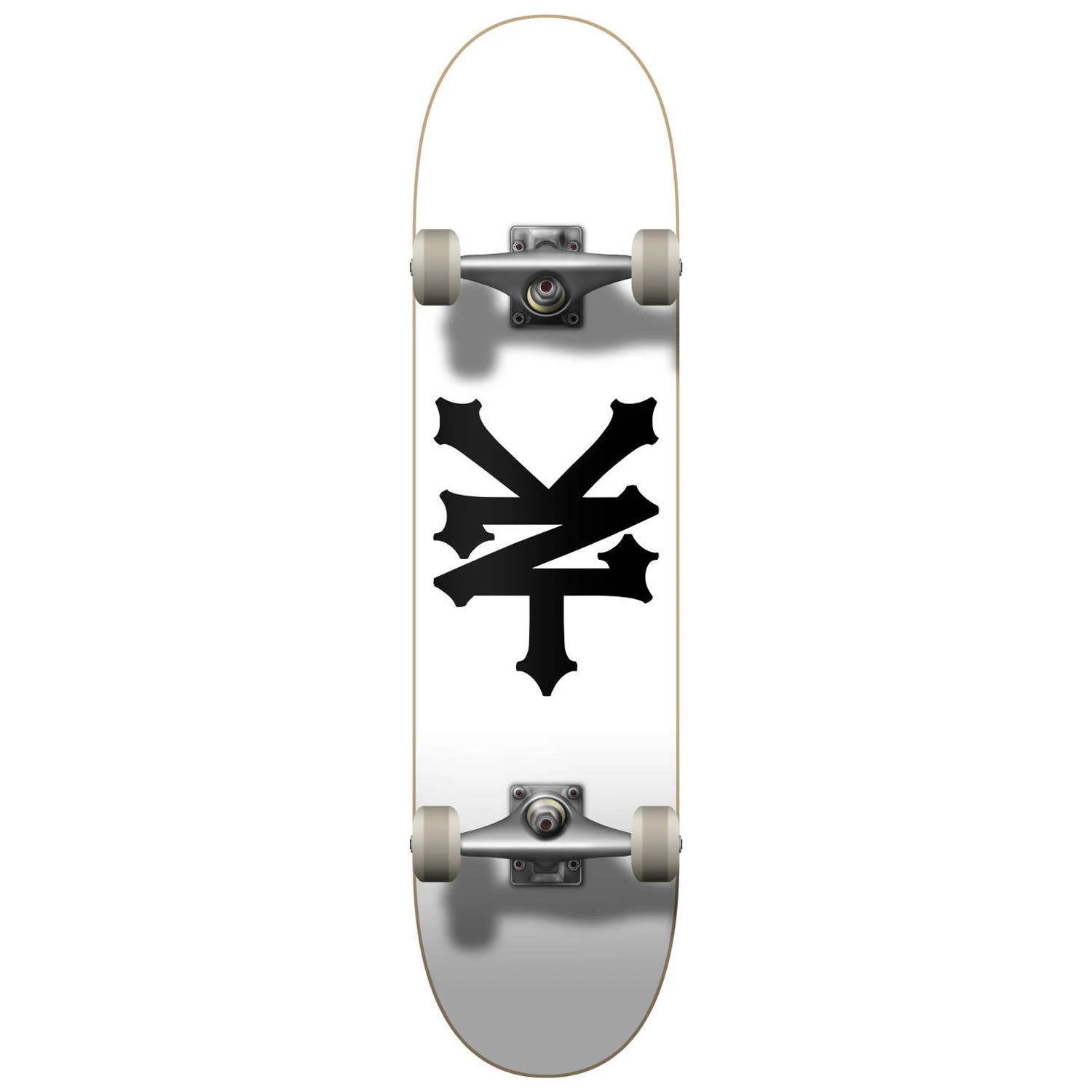 Zoo York Crackerjack Complete Skateboard - 7.75" White/Black