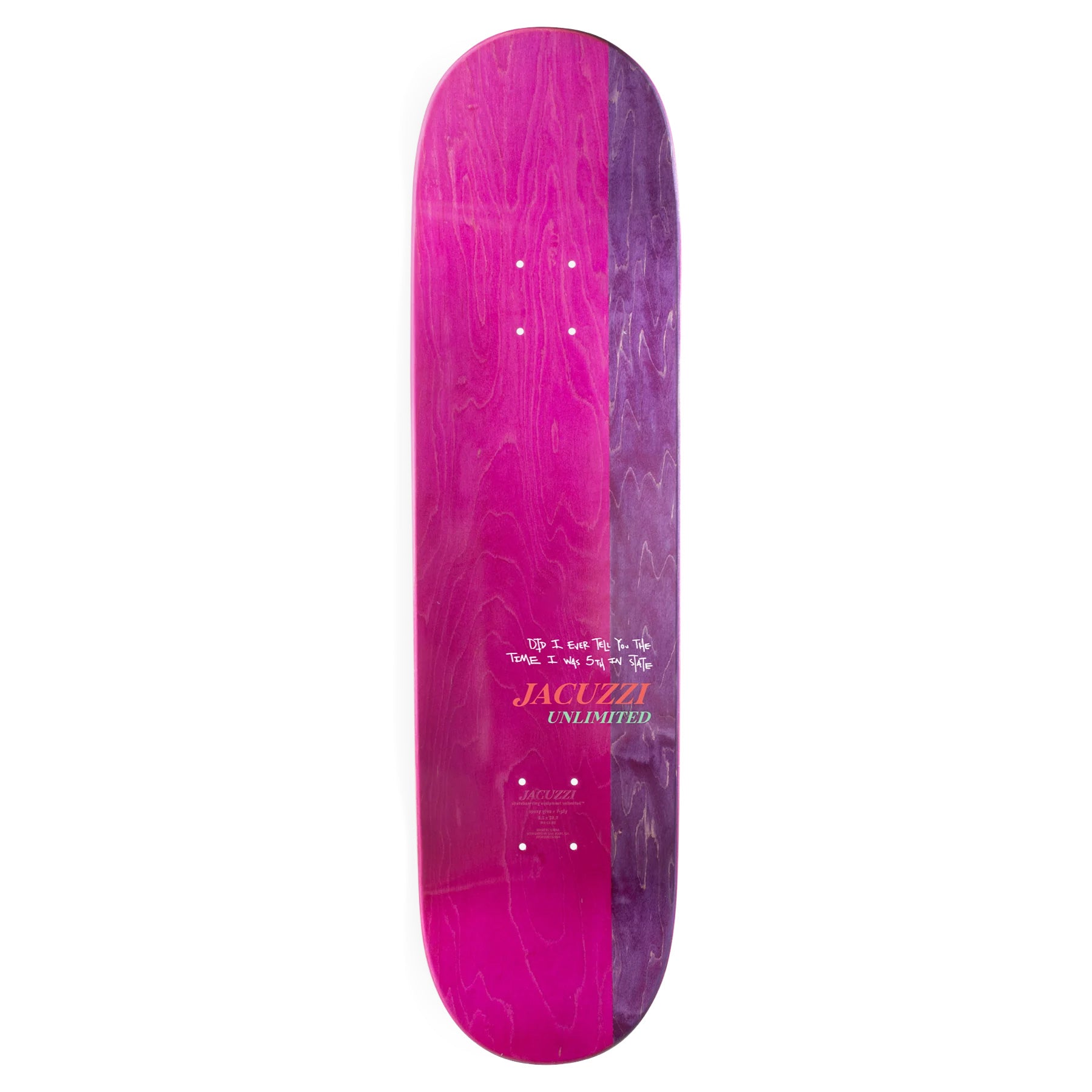 Jacuzzi Unlimited Louie Barletta State Champ Deck - 8.25"