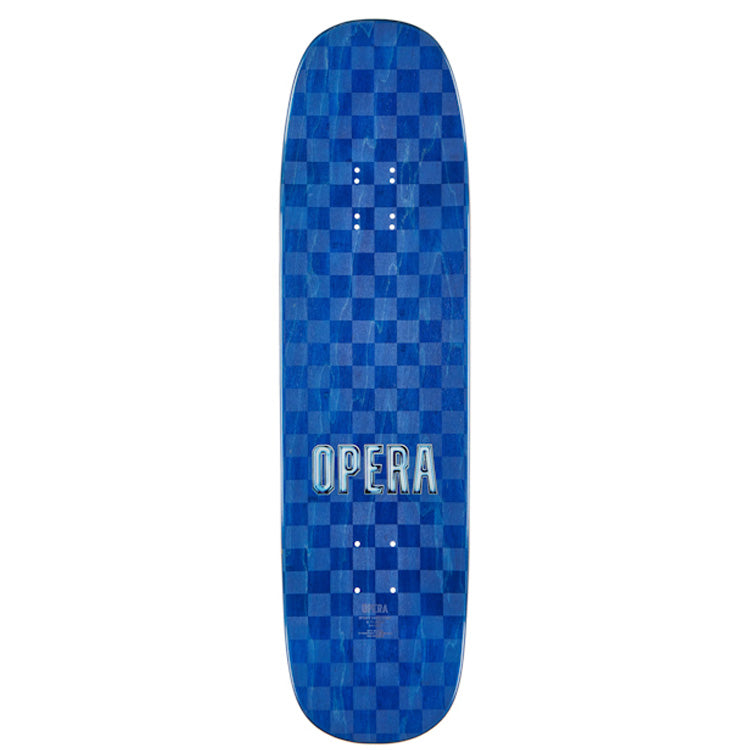 Opera Skateboards Sam Beckett Mask Drip EX7 Deck White - 8.75'