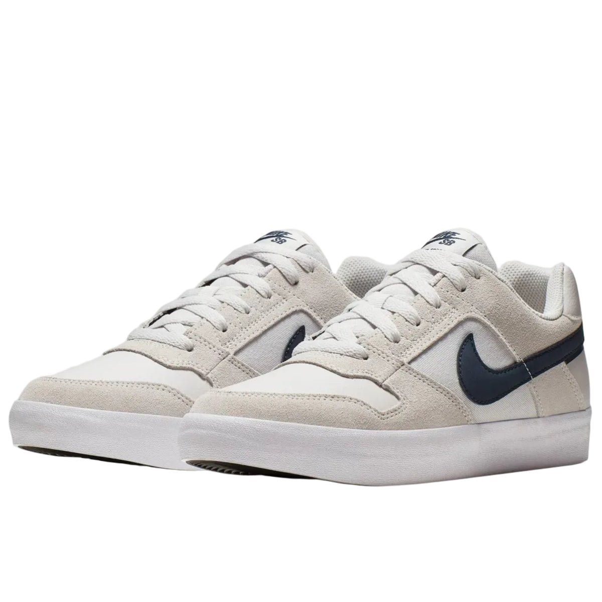 Nike SB Delta Force Vulc Shoes - Vast Grey/Obsidian-Black