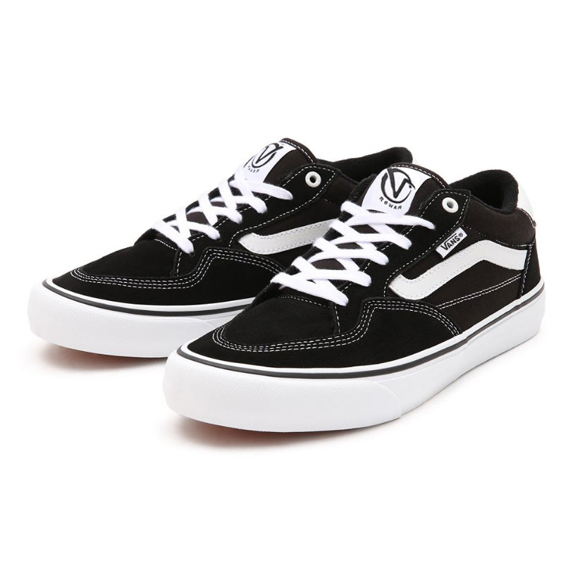 Vans Skate Rowan Shoes - Black/True White