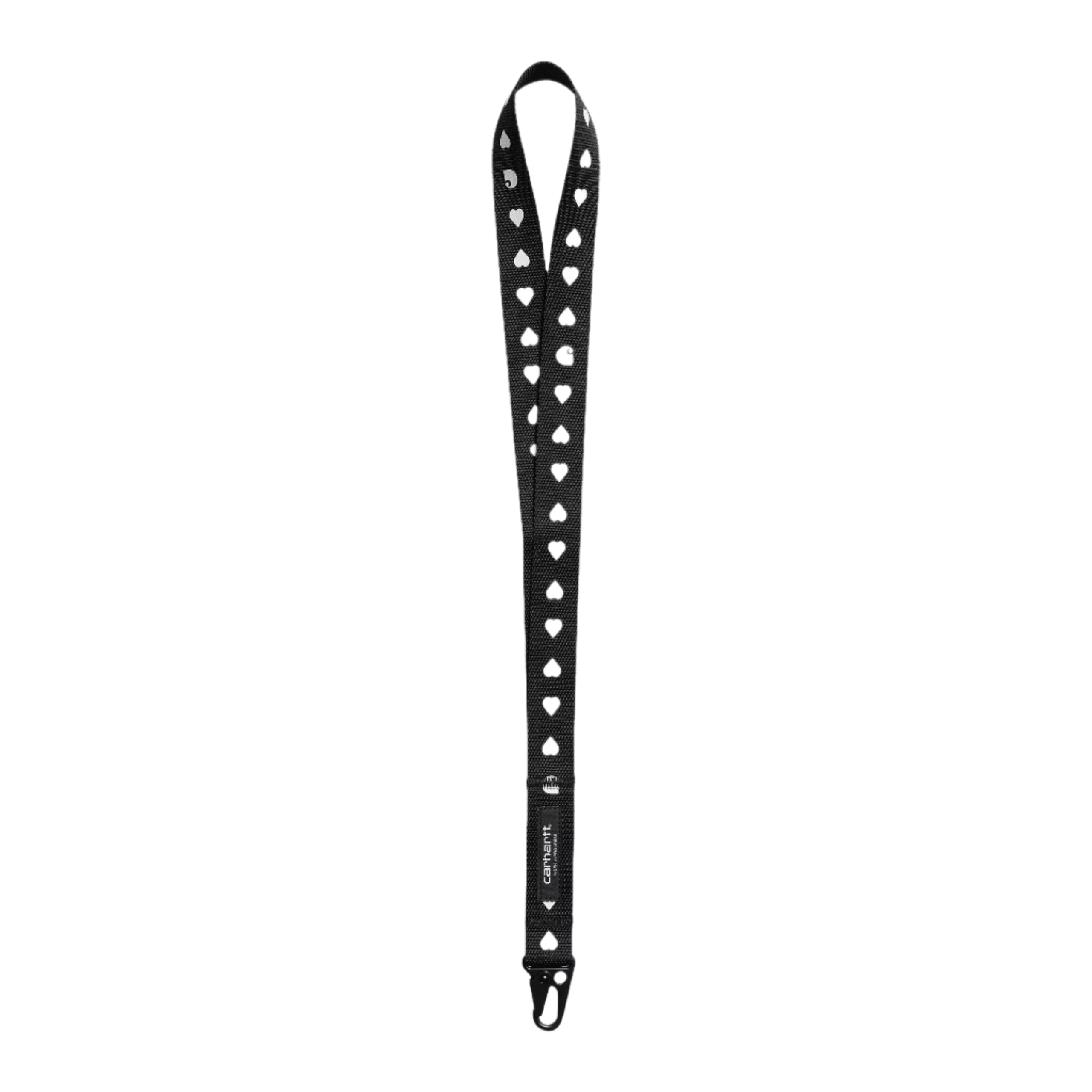 Carhartt WIP Drewe Keychain - Heart C Pinstripe/Black