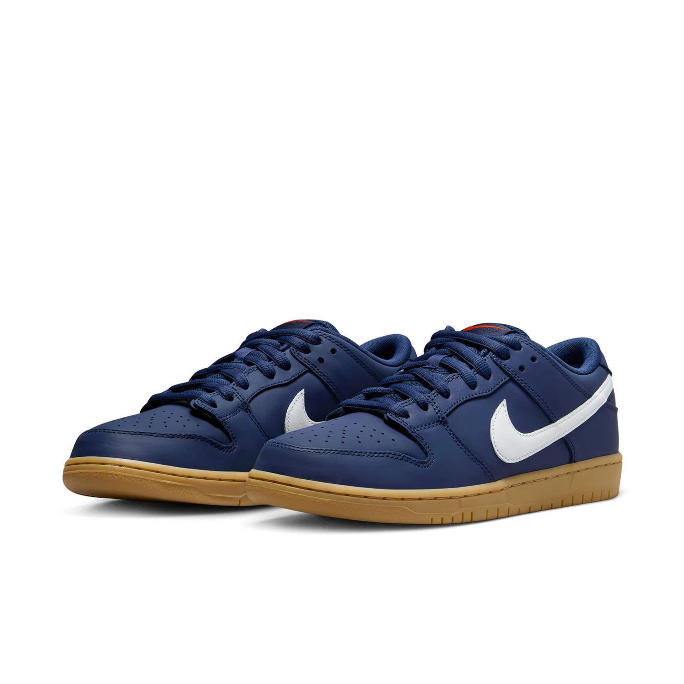 Nike SB ISO Dunk Low Shoes - Navy/White-Gum-Light Brown