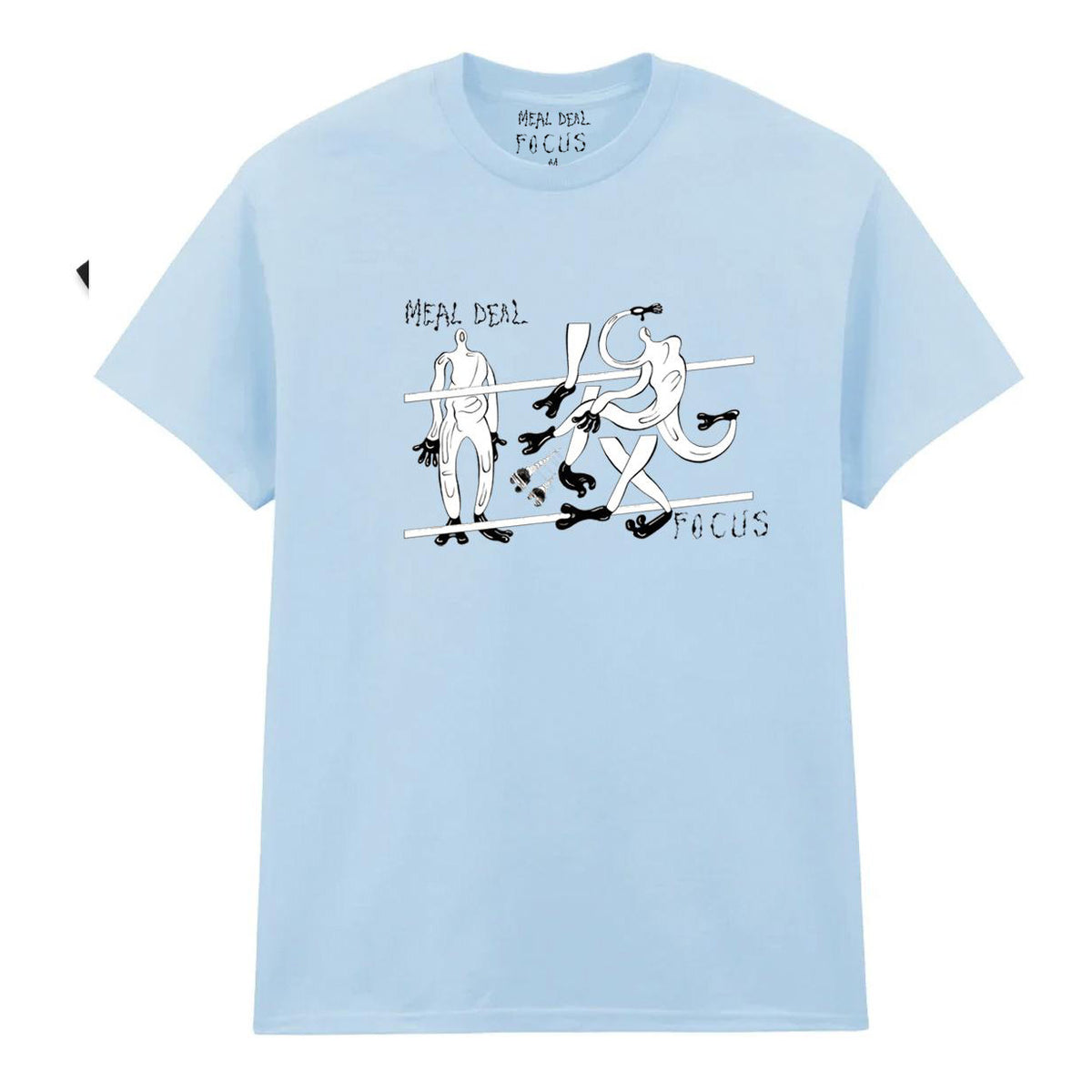 Focus x Meal Deal Slippy Man T-shirt - Baby Blue
