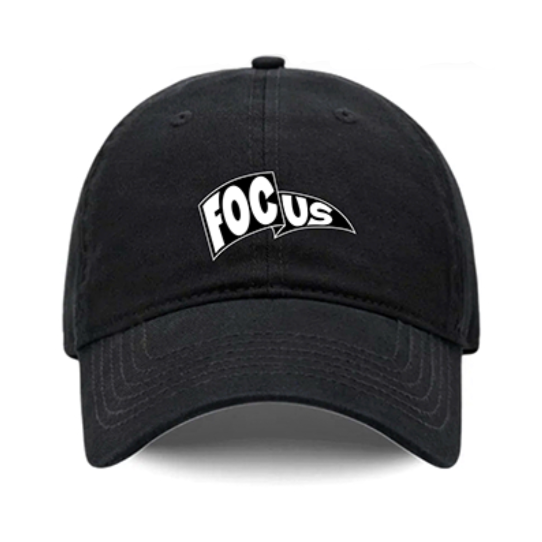 Focus Pendant Logo Dad Cap - Black