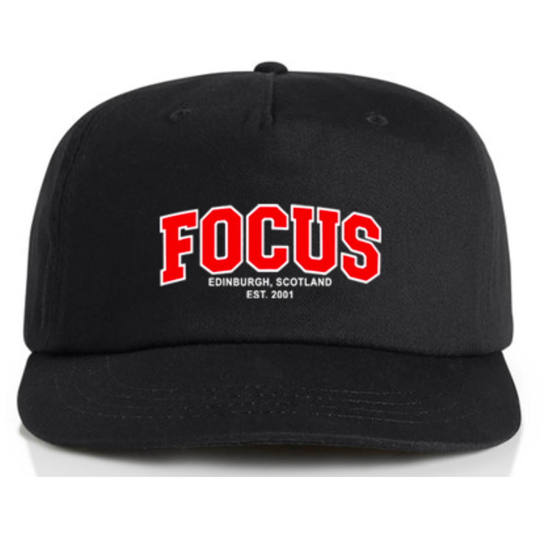Focus College Logo Surf Cap - Black