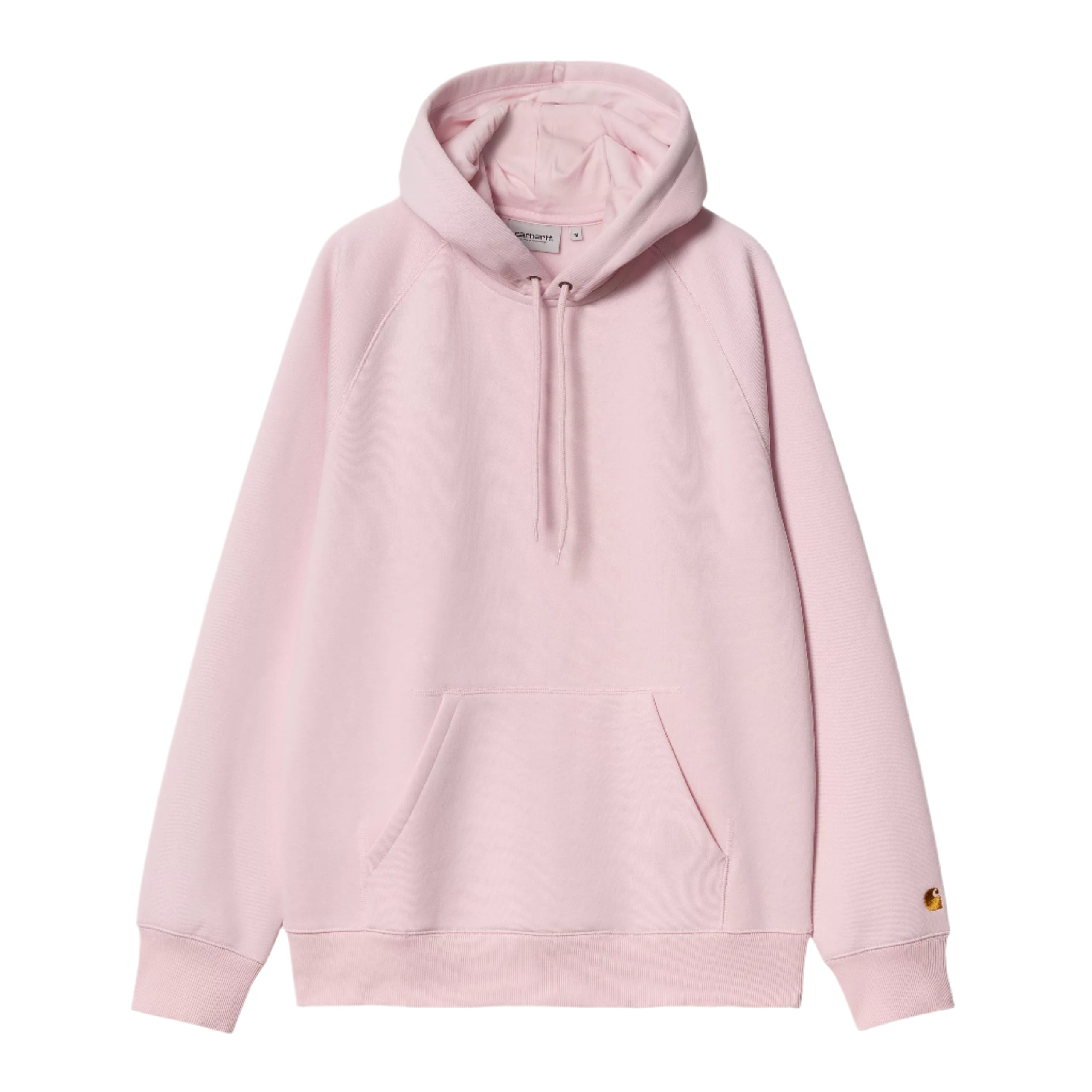 Carhartt WIP Hooded Chase Sweatshirt - Air Pink/Gold