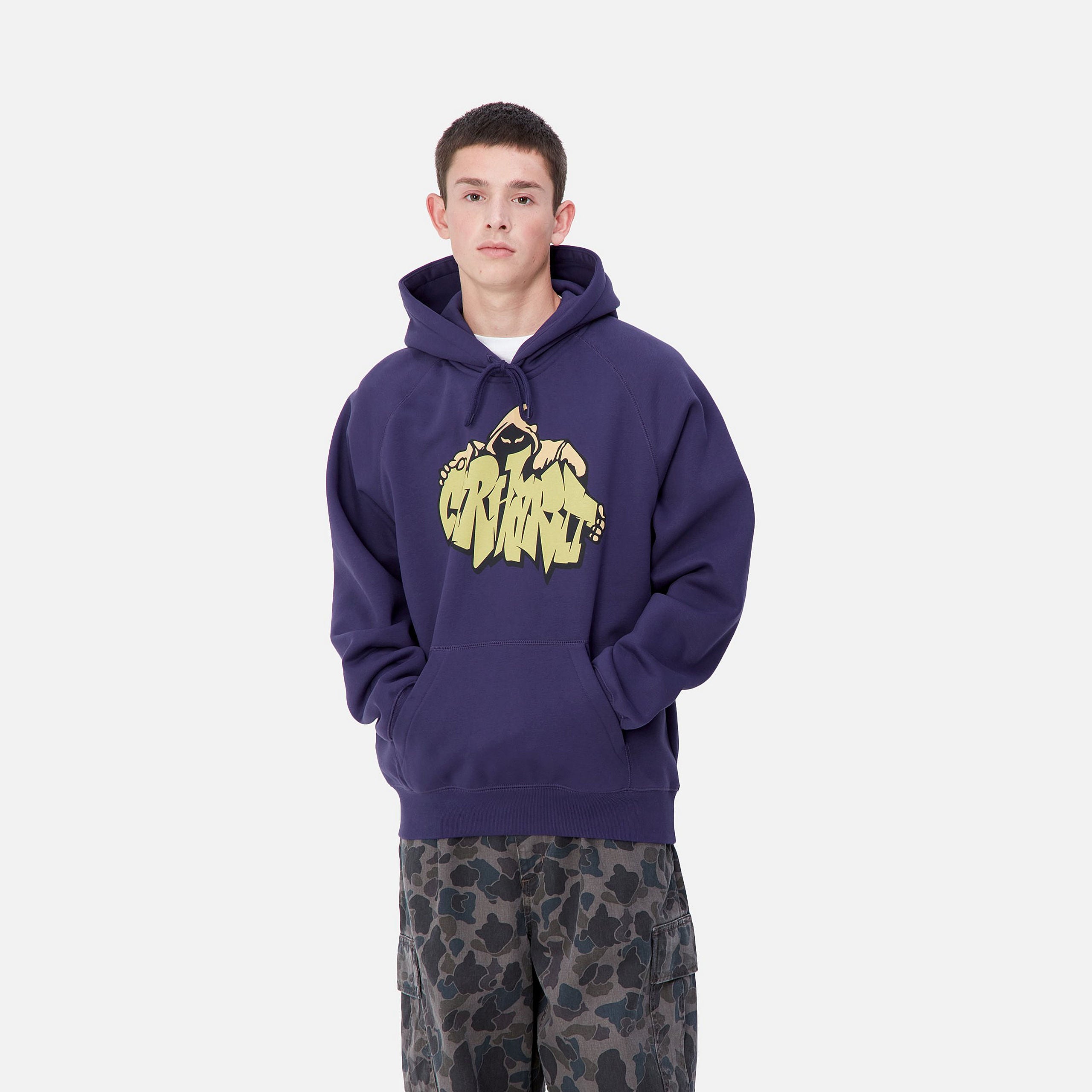 Carhartt WIP Yute Hooded Sweatshirt - Aura