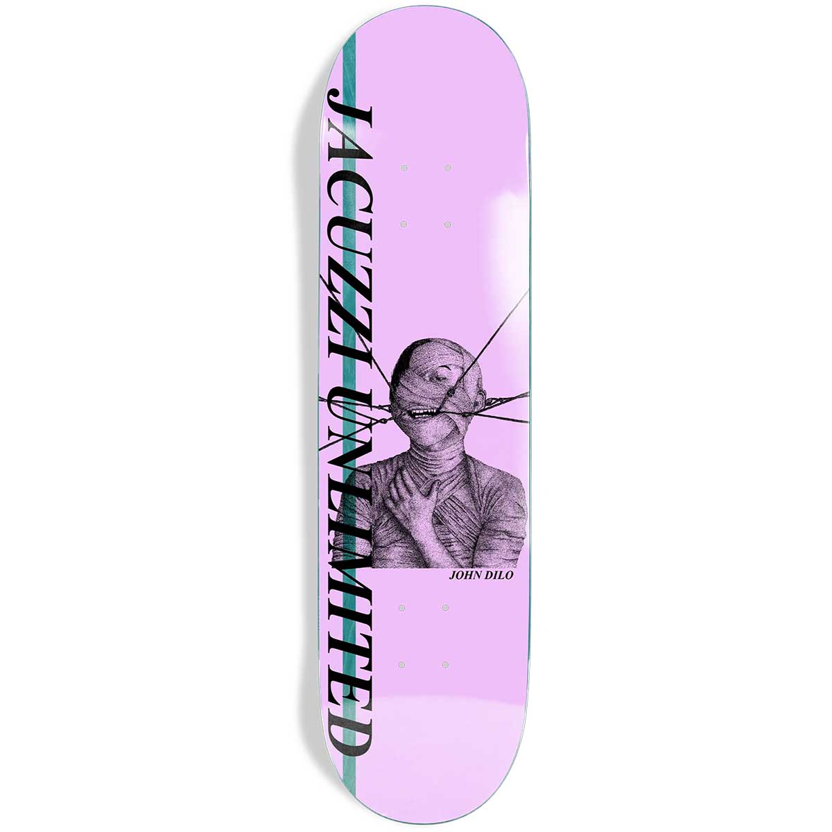 Jacuzzi Unlimited John Dilo Mummy Deck Pink - 8.25"