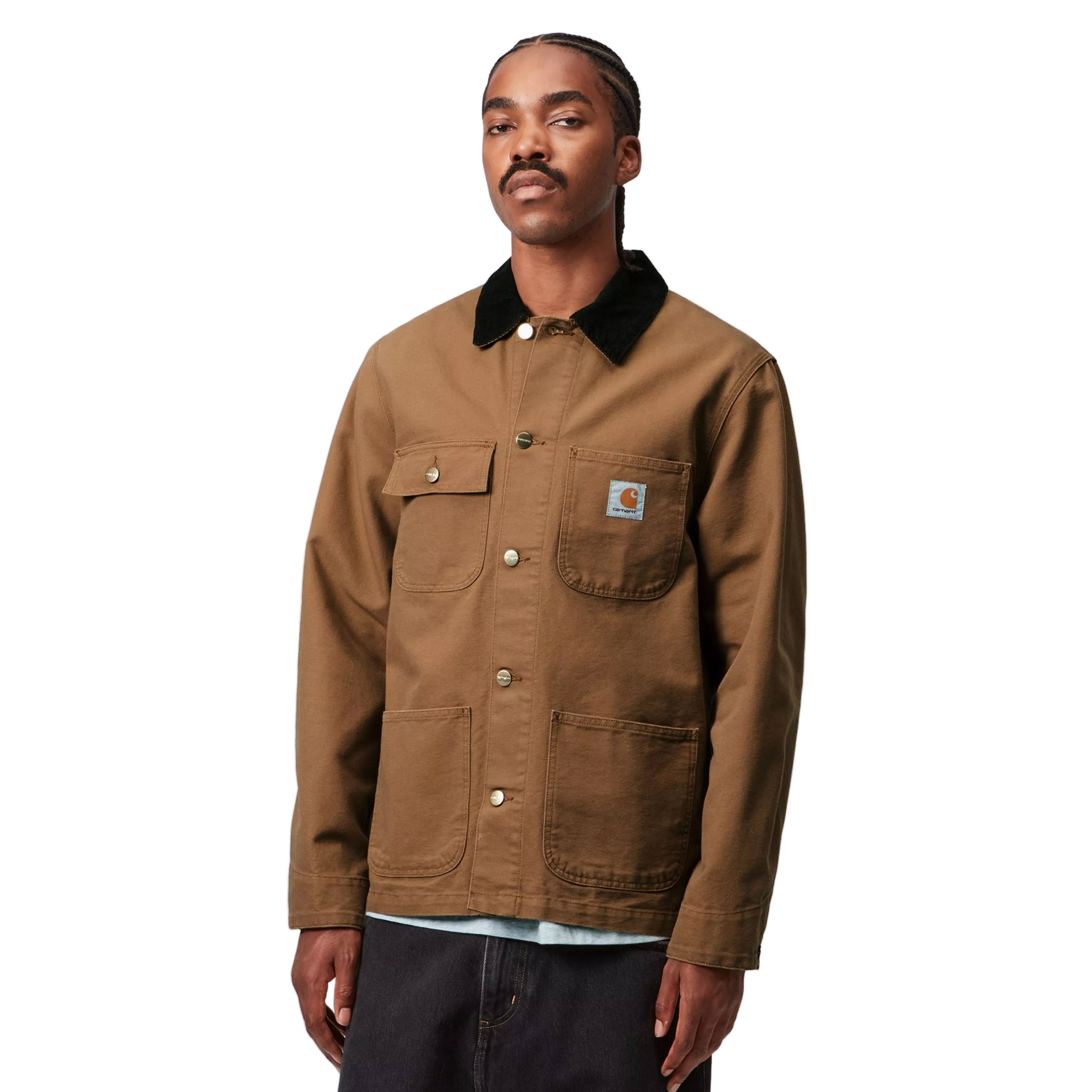 Carhartt WIP Michigan Jacket - Hamilton Brown/Tobacco Rinsed